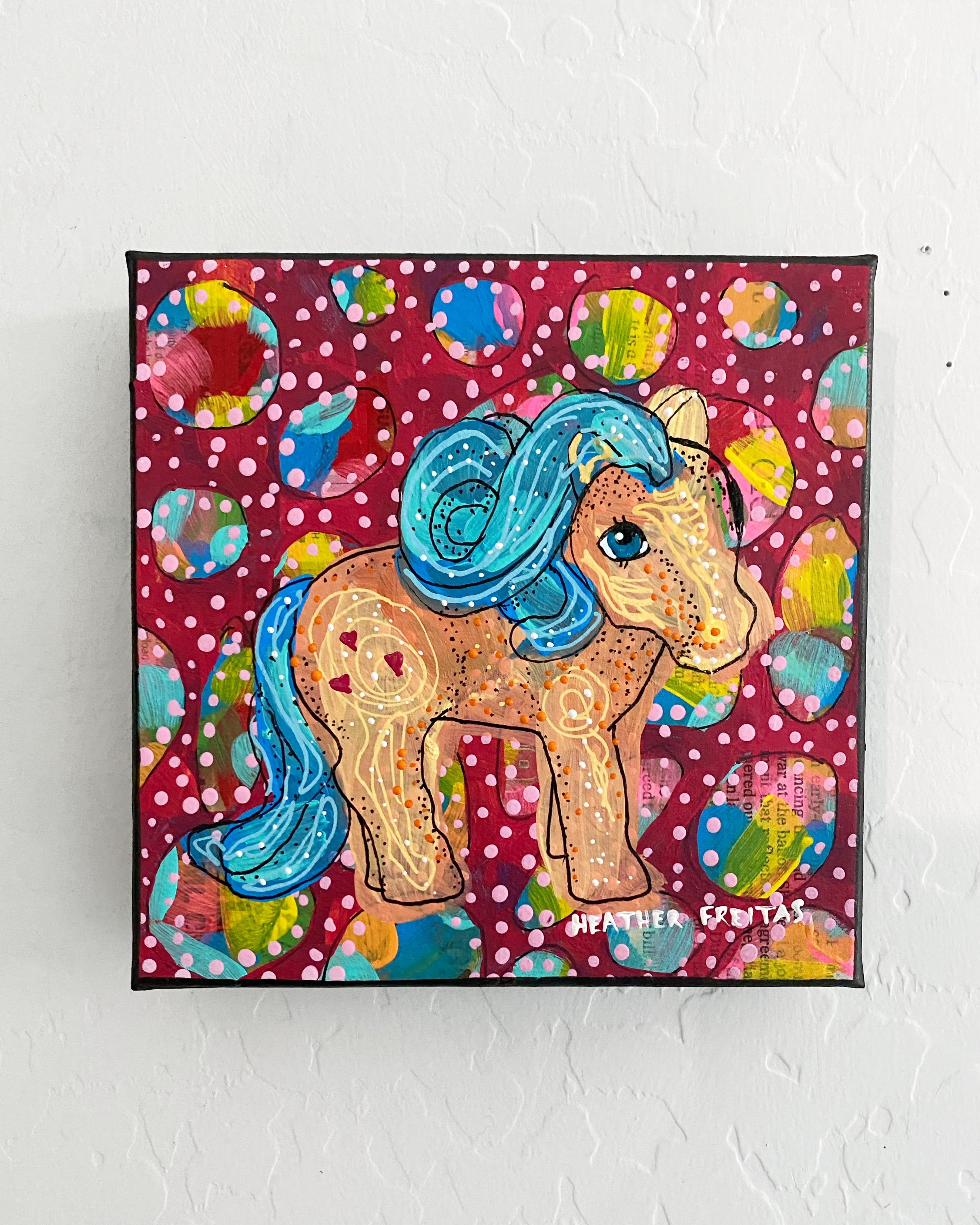 Tangerine Pony 90’s Toy ( Original Painting )