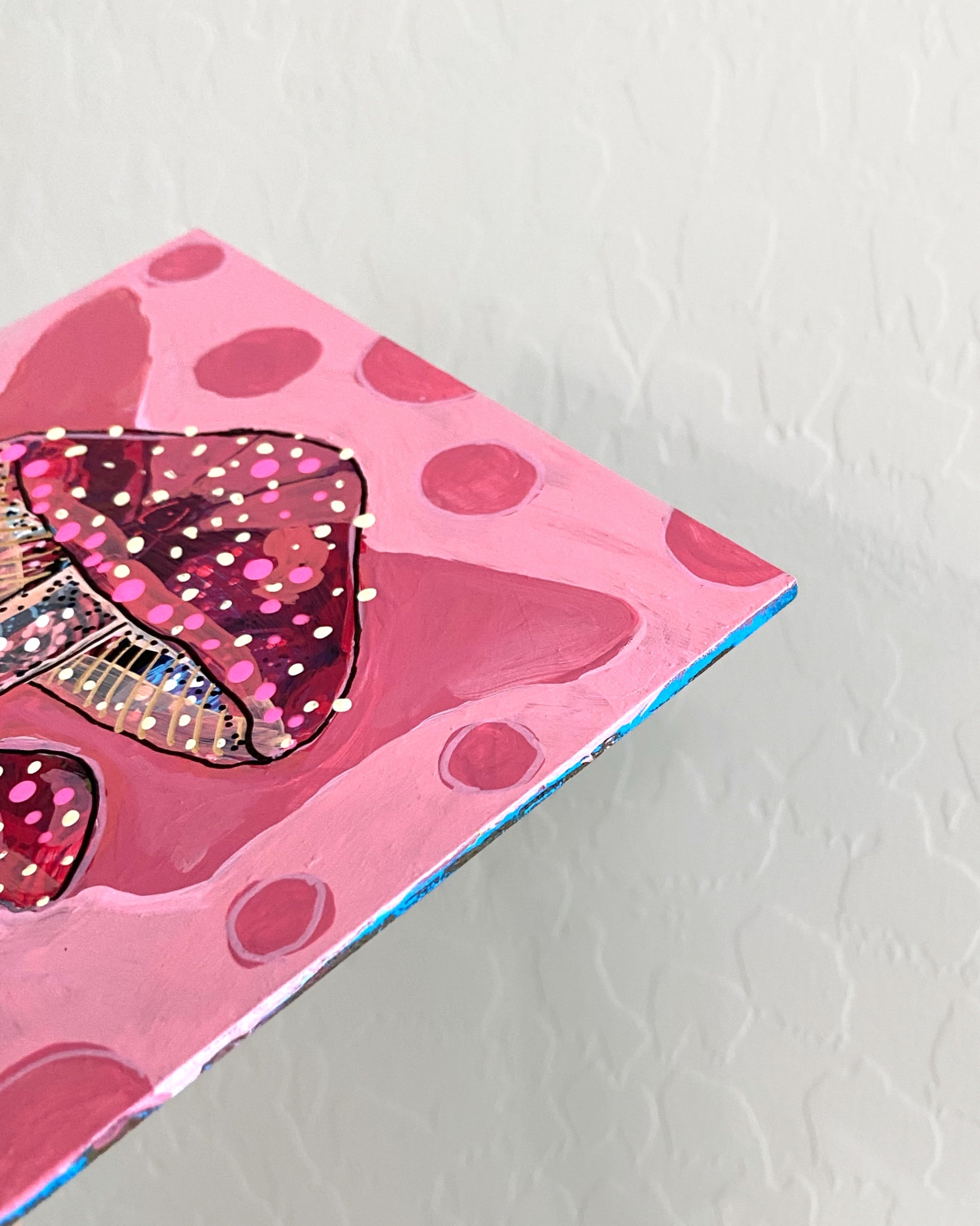 Pink Butterfly Mushrooms ( Original Painting )