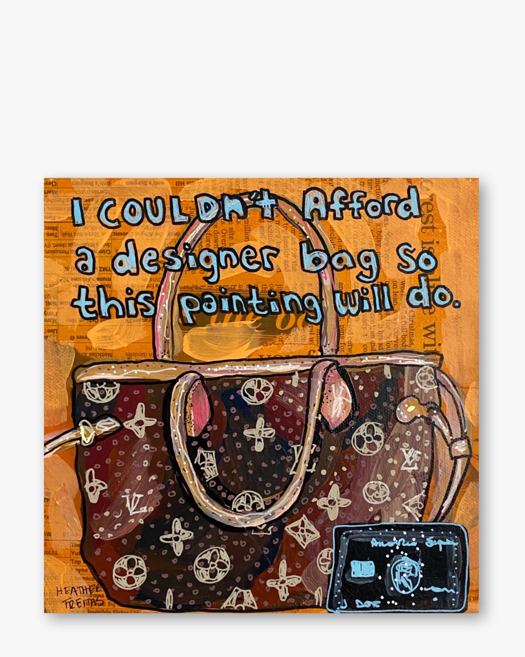 Art & Fashion ( Original Painting ) - Heather Freitas - fine art home deccor