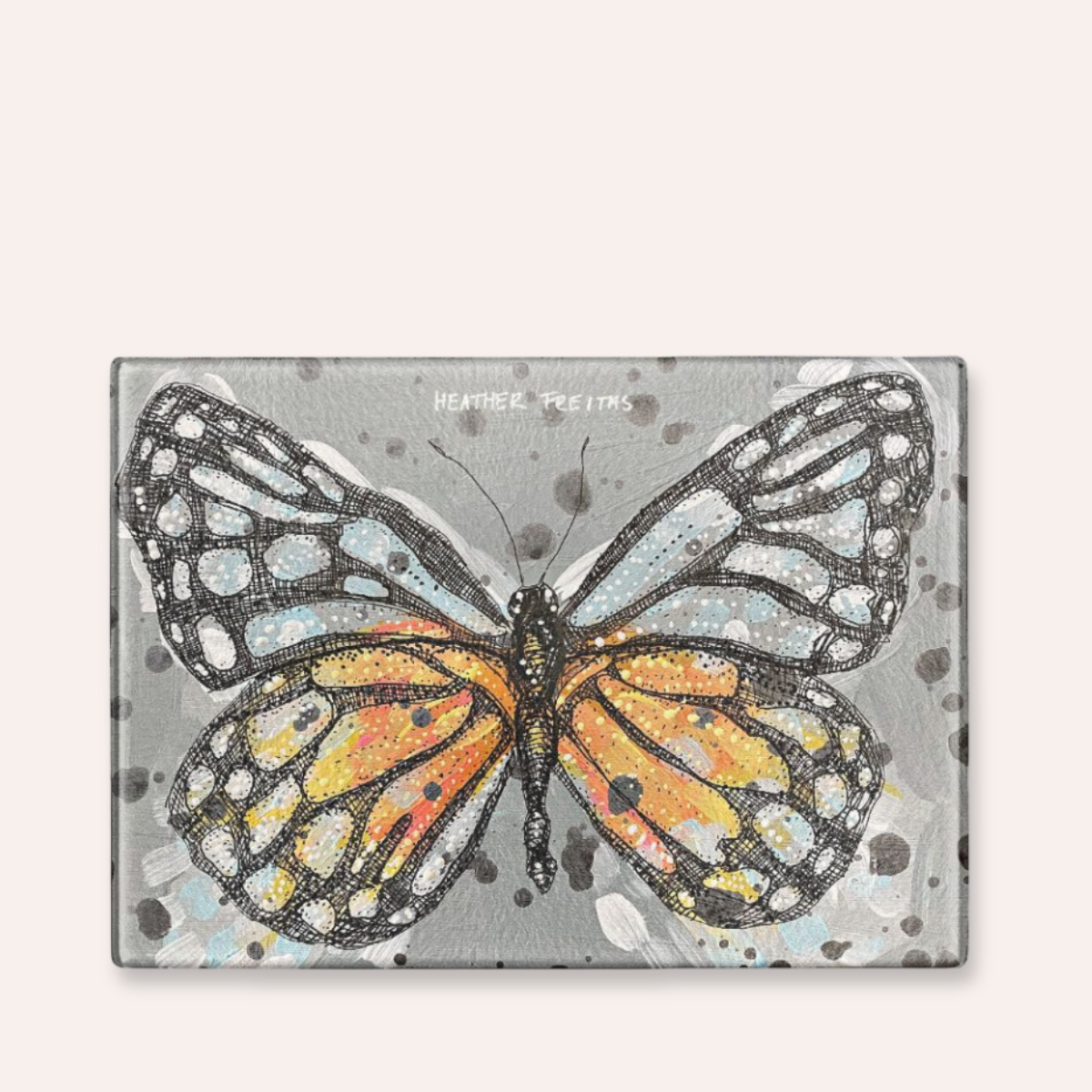 Diamond Monarch Glass Chopping Board Trivet