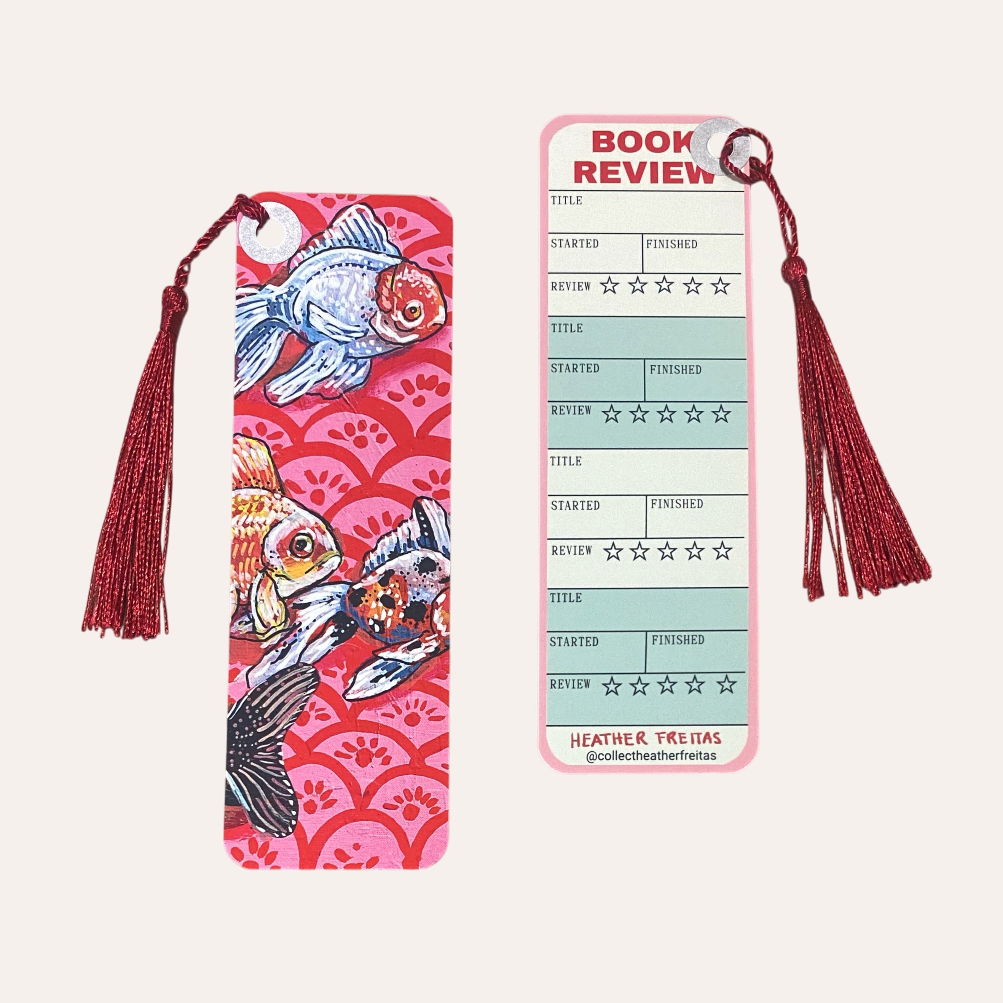 Bubbles & Blooms Soft Touch Premium Bookmark