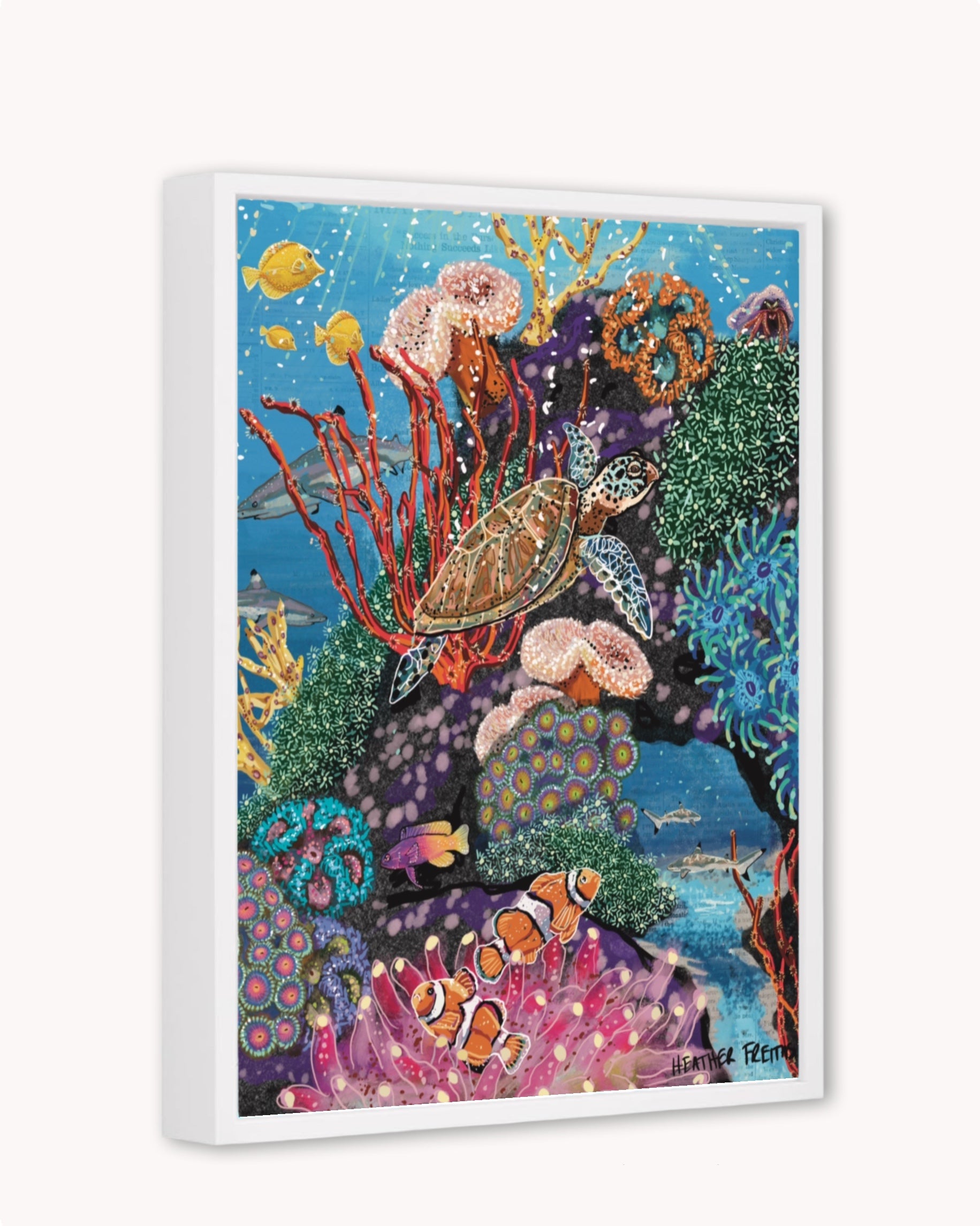 Candy Coral Reef Print