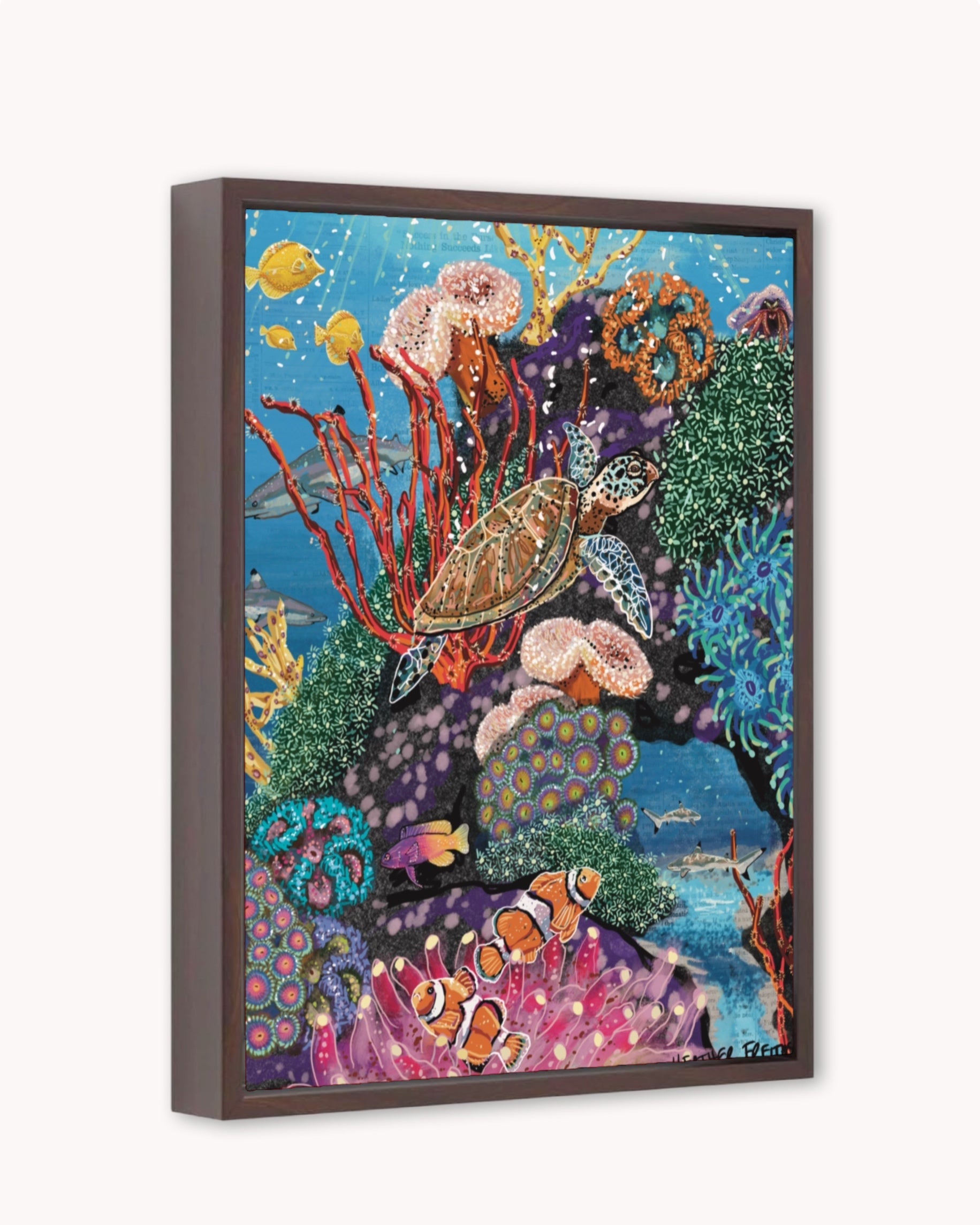 Candy Coral Reef Print