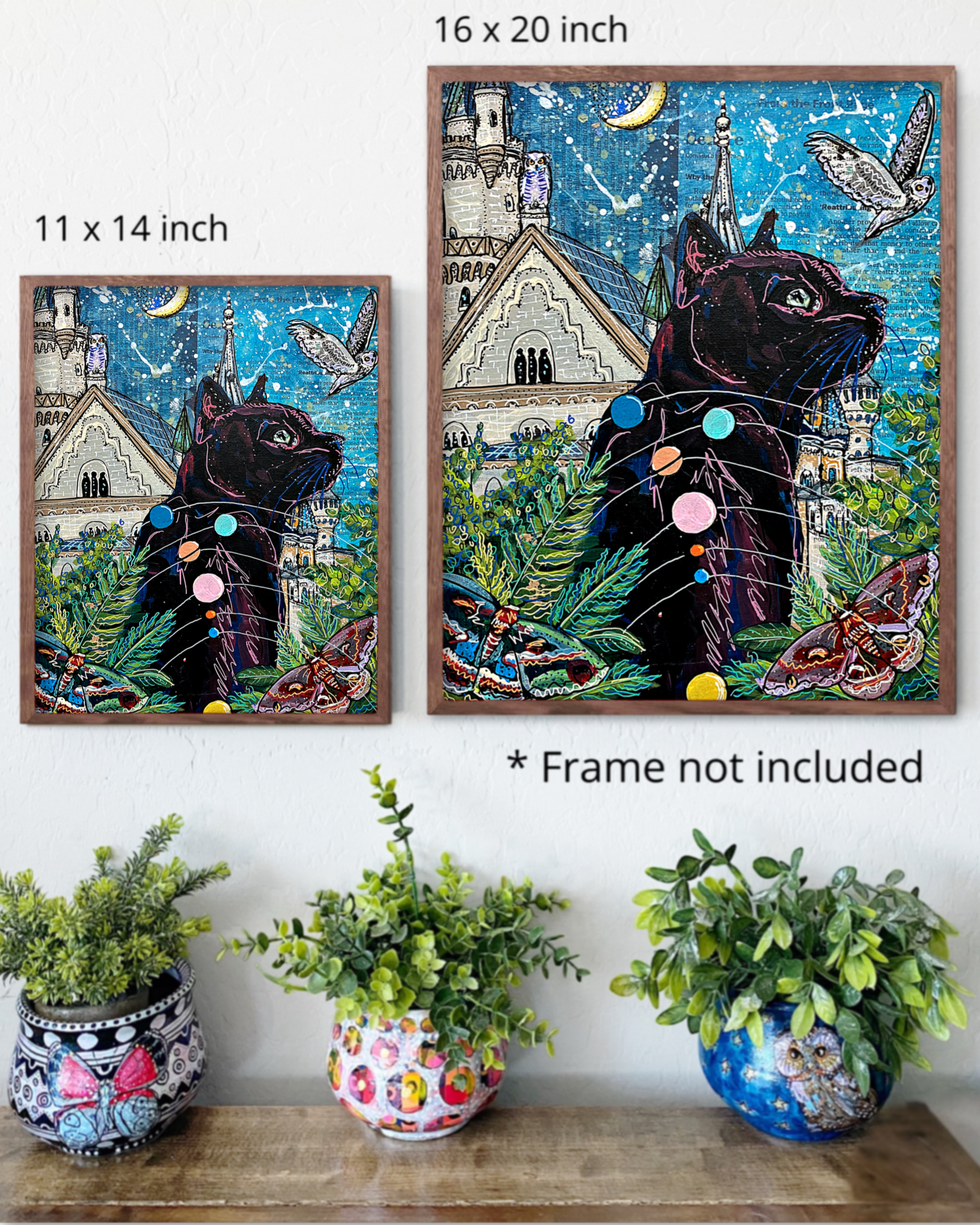 Jupiter Castle Cat Print