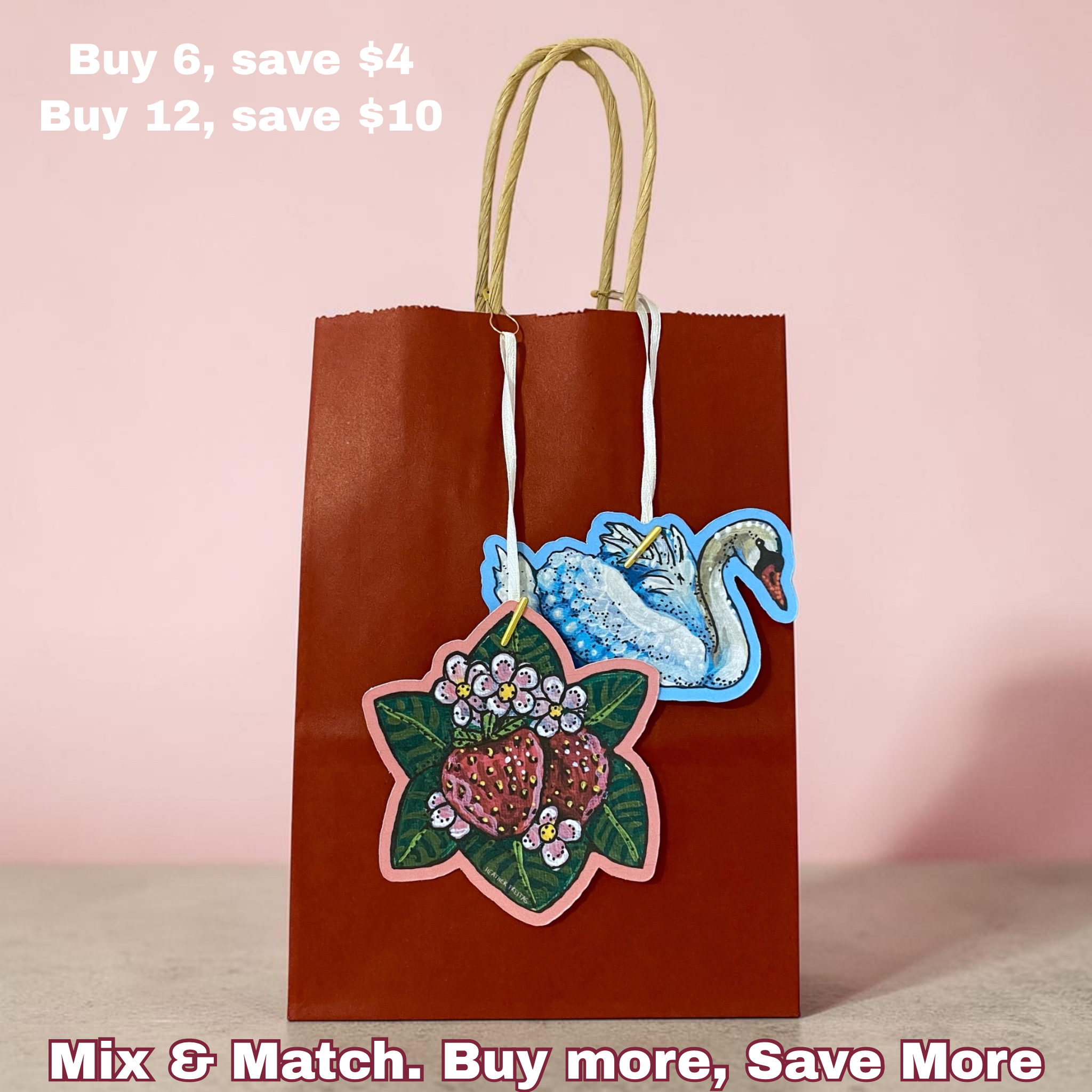 White Ribbon Gift Tag