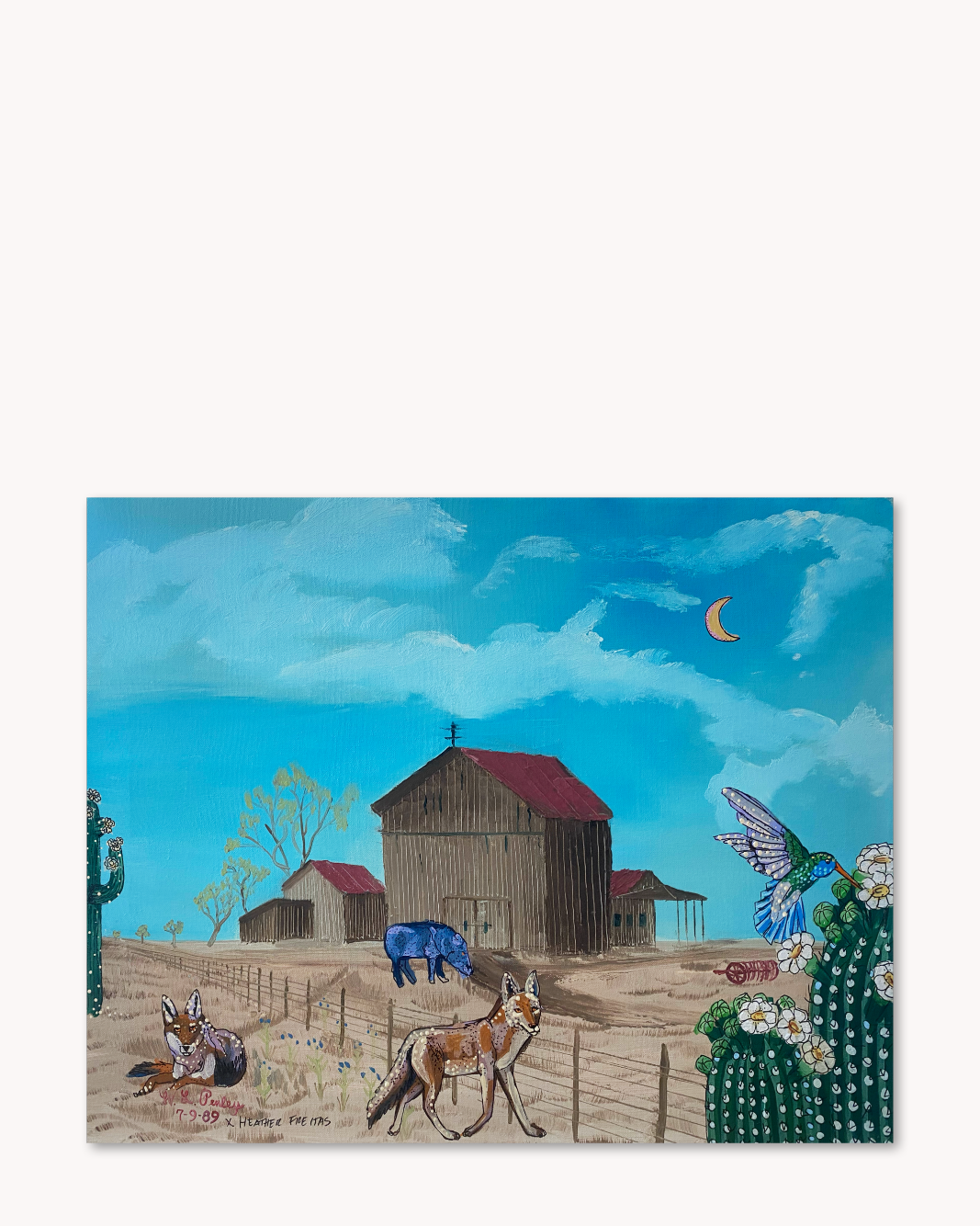 Desert Barn ( Remaster Painting )