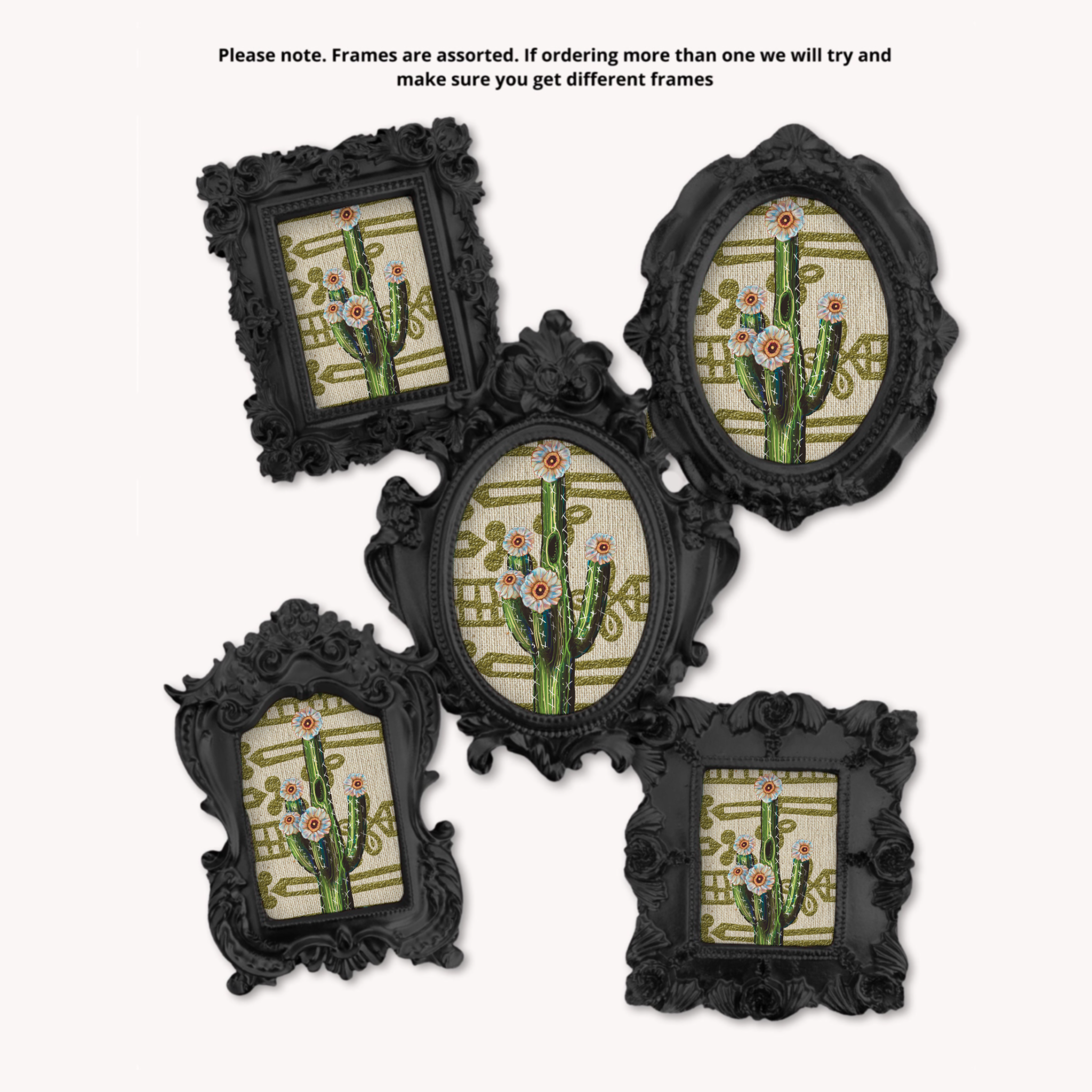 Saguaro Framed Small Magnet