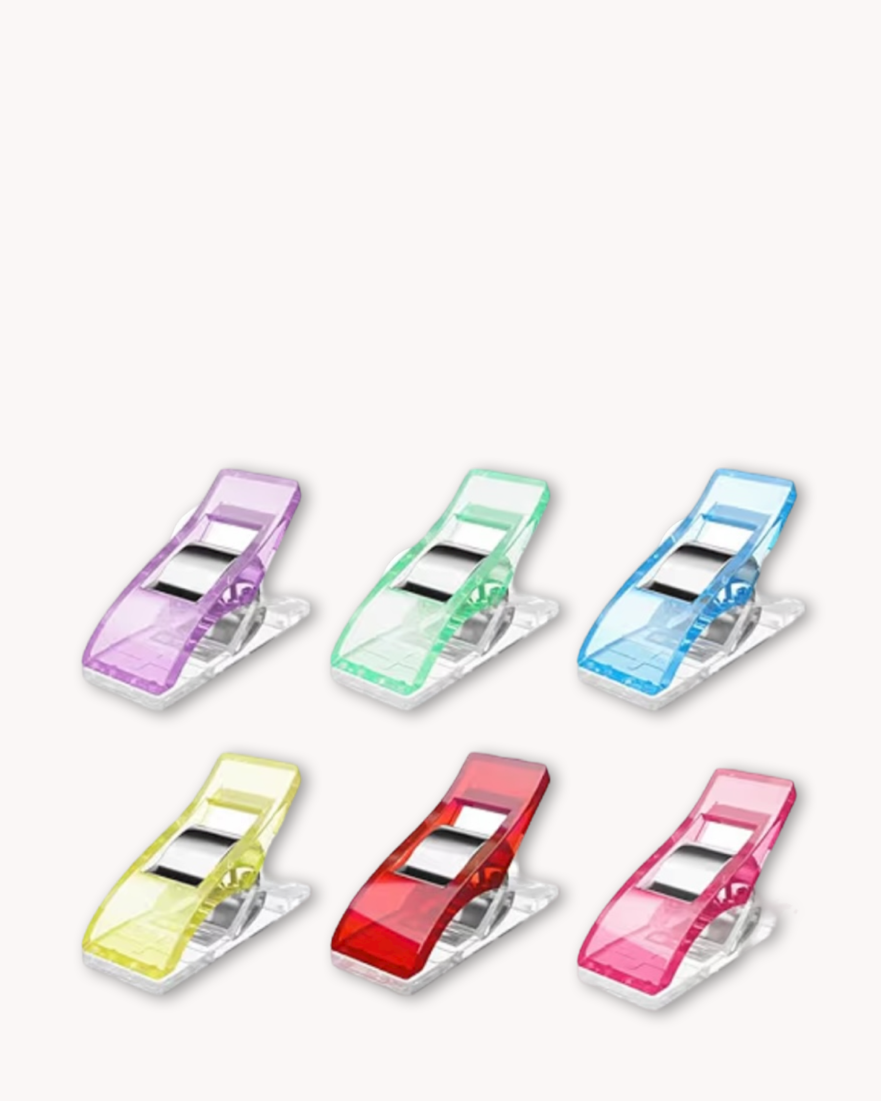 20 Sewing Clips ( Assorted Colors )