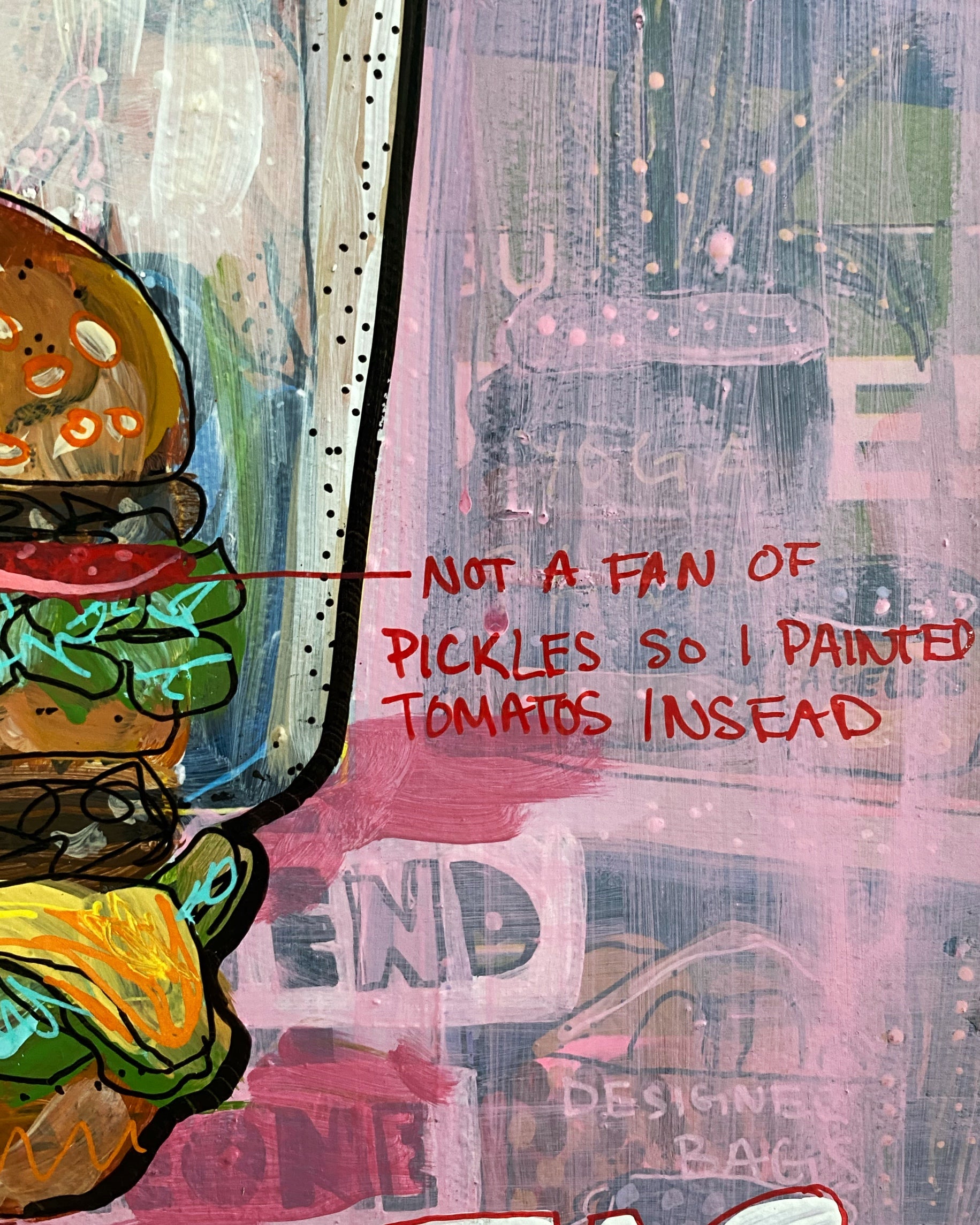 I Painted A Big Mac Or Whatever ( Original Painting )