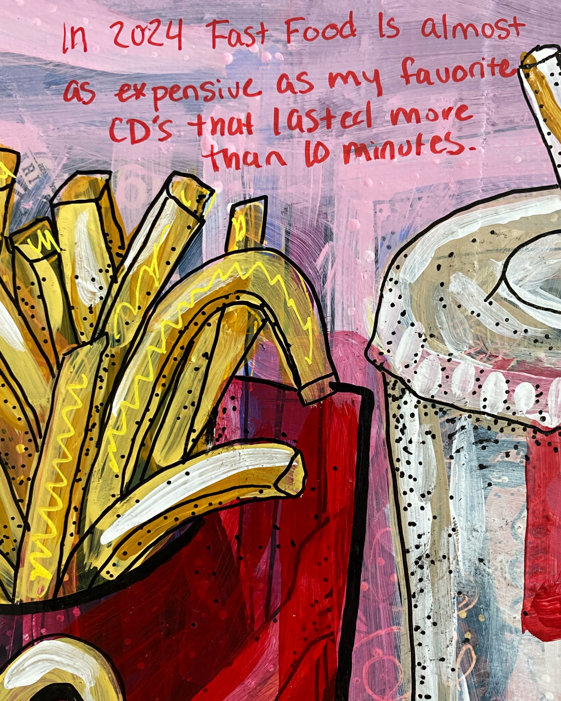 I Painted A Big Mac Or Whatever ( Original Painting )