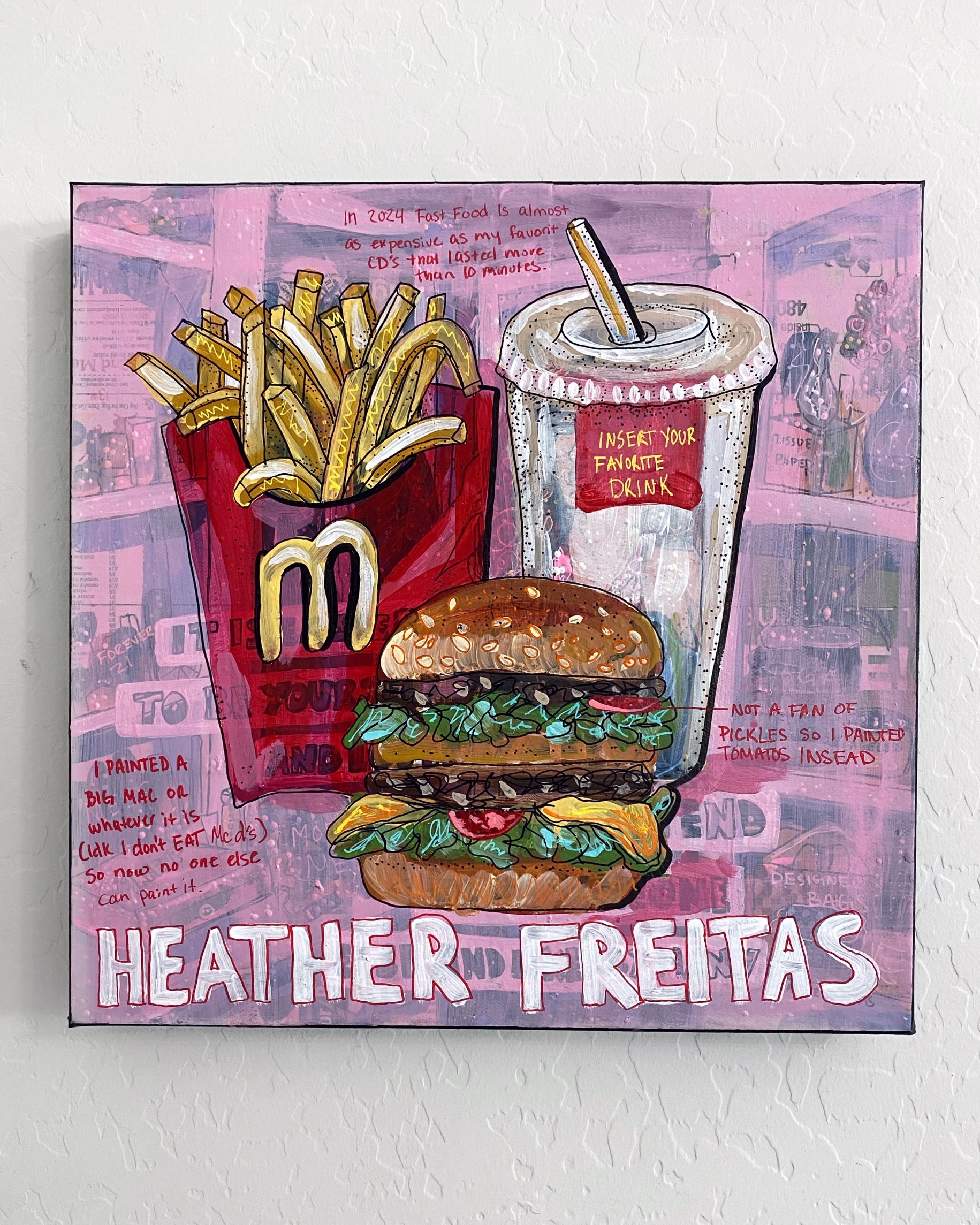 I Painted A Big Mac Or Whatever ( Original Painting )