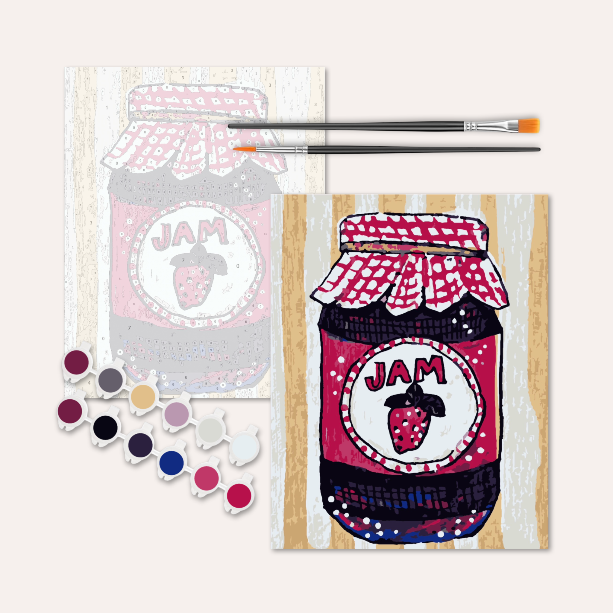 Strawberry Jam - Paint by Numbers Kit