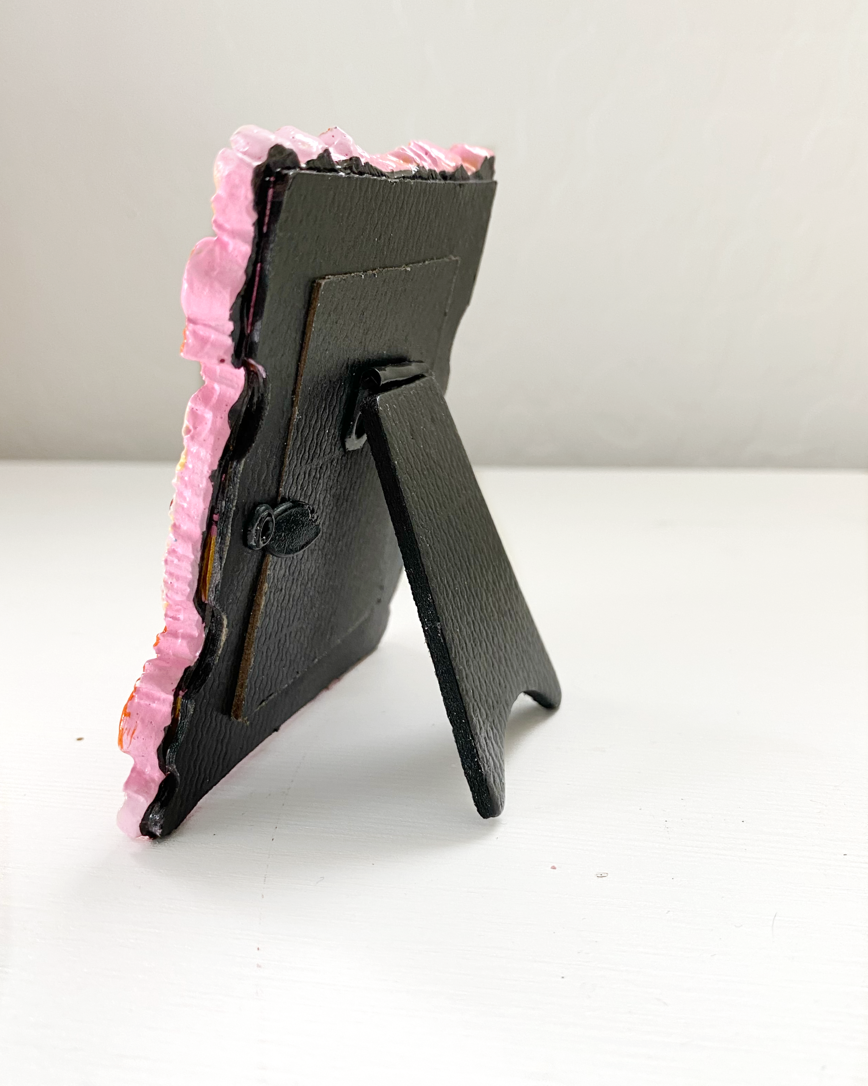 Pretty Pink Monarch Butterfly ( Mini Original Painting )