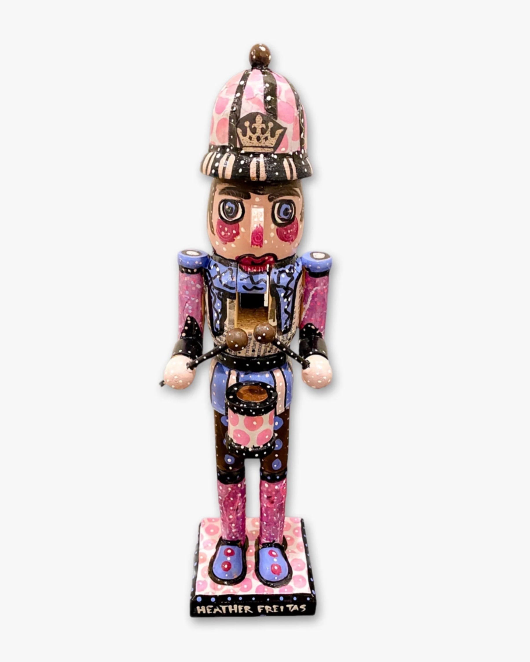 Pink Queen Dot Nutcracker