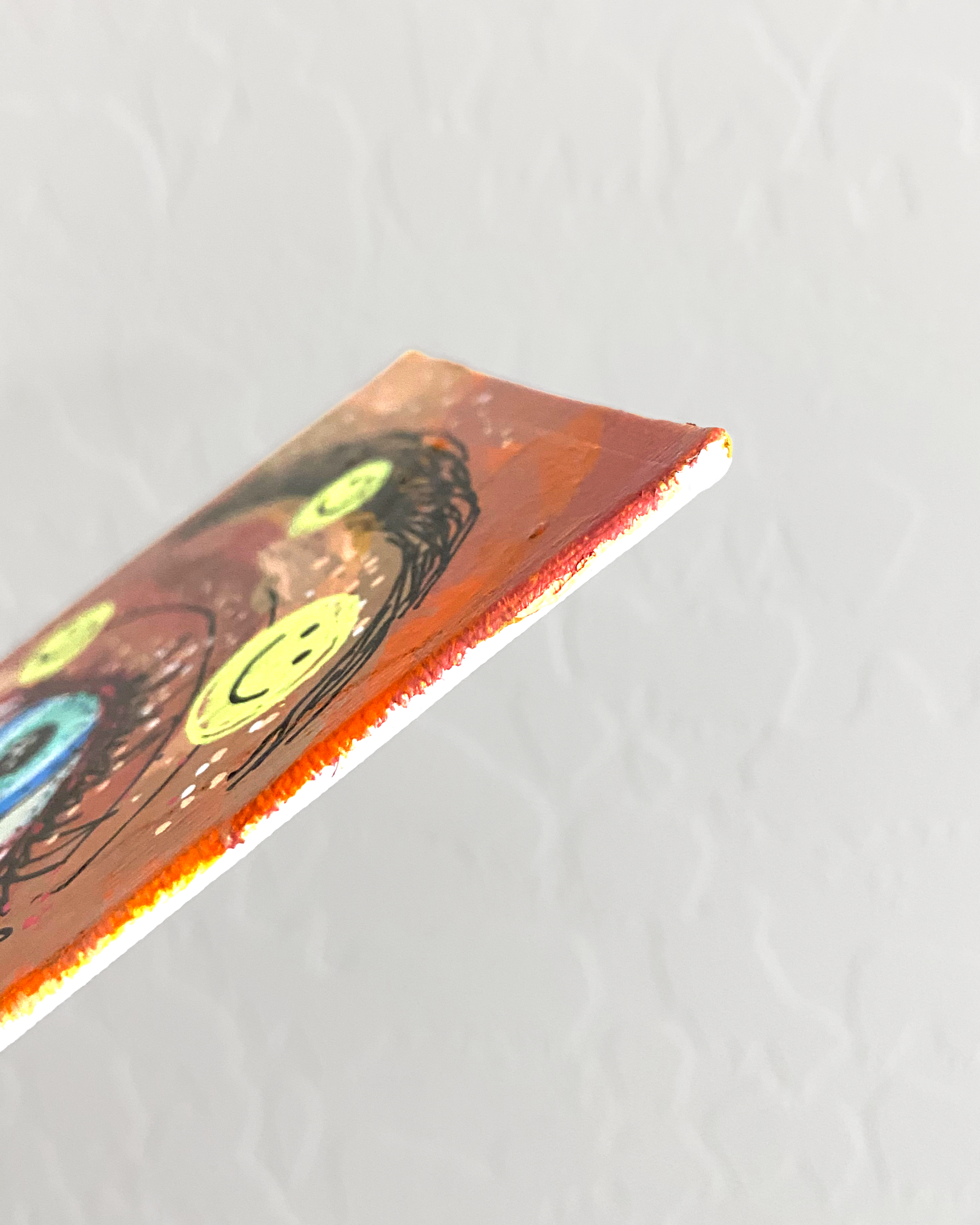 Smile Evil Eye ( Original Painting In Hand Painted Frame )