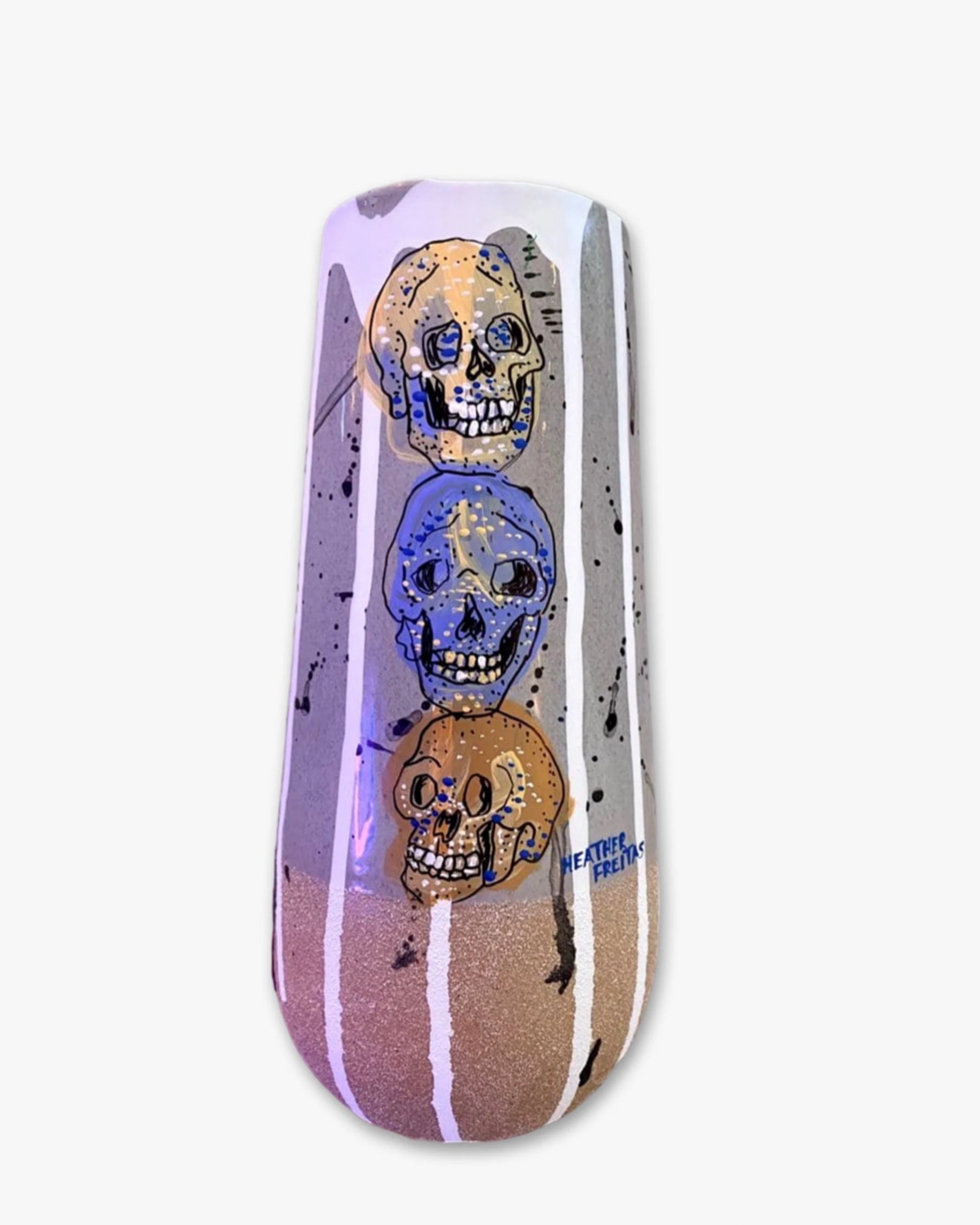 Stacking Skulls Vase