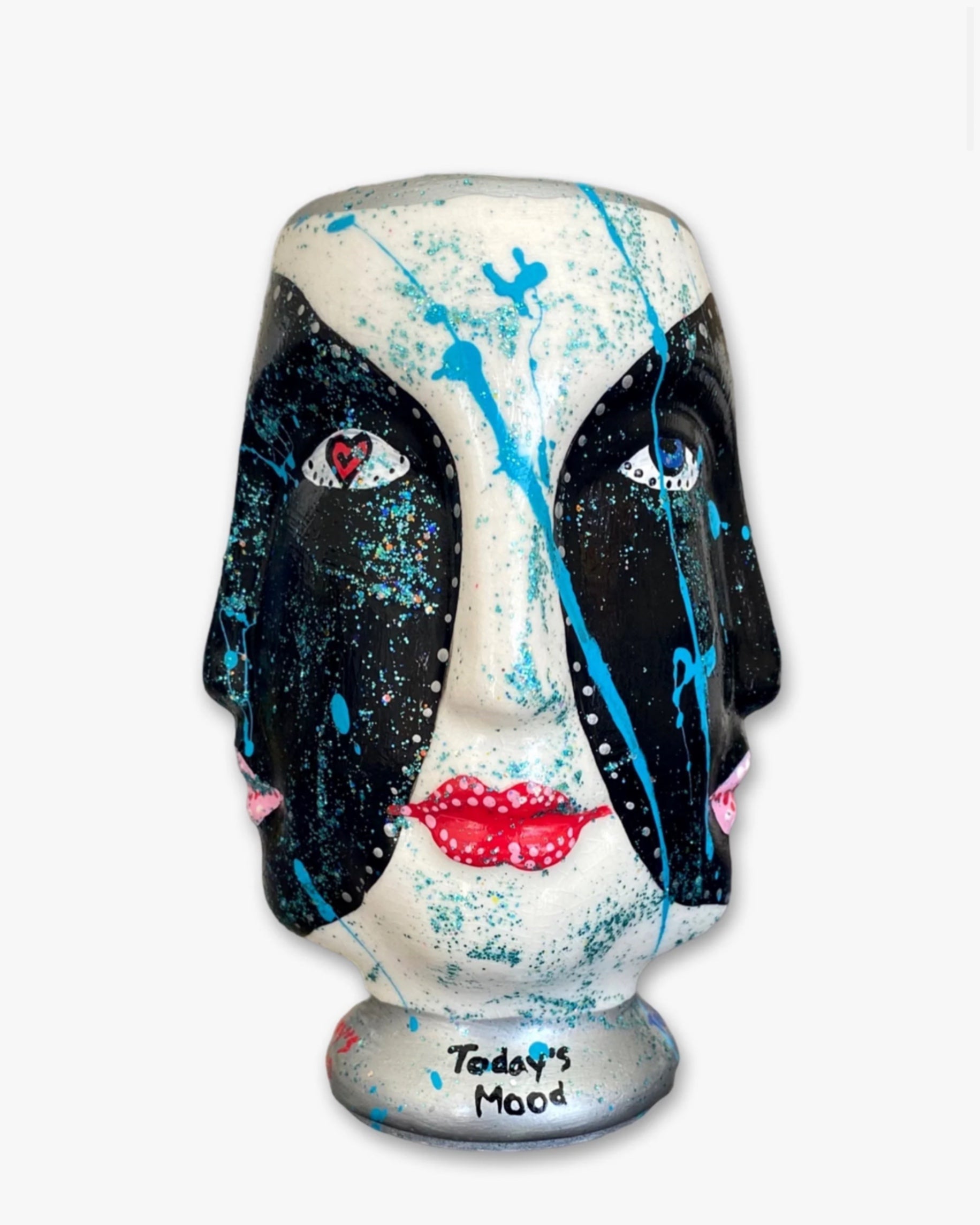 Silver & Turquoise Mood Vase