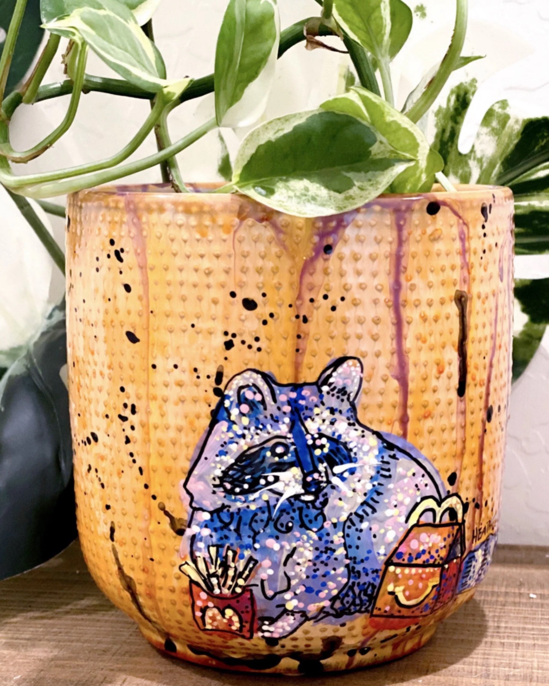 Trash Panda Planter