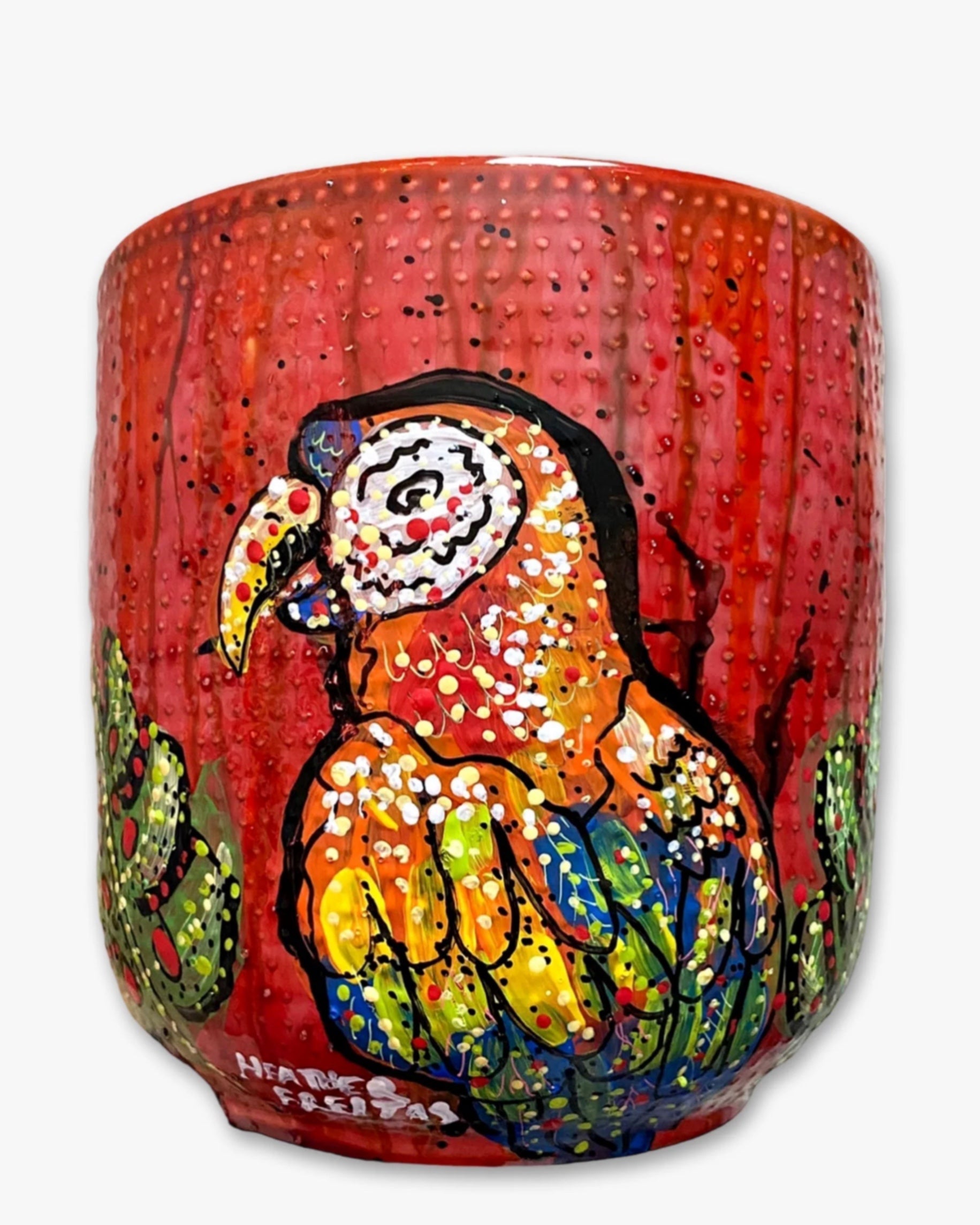 Tropical Parrot Planter