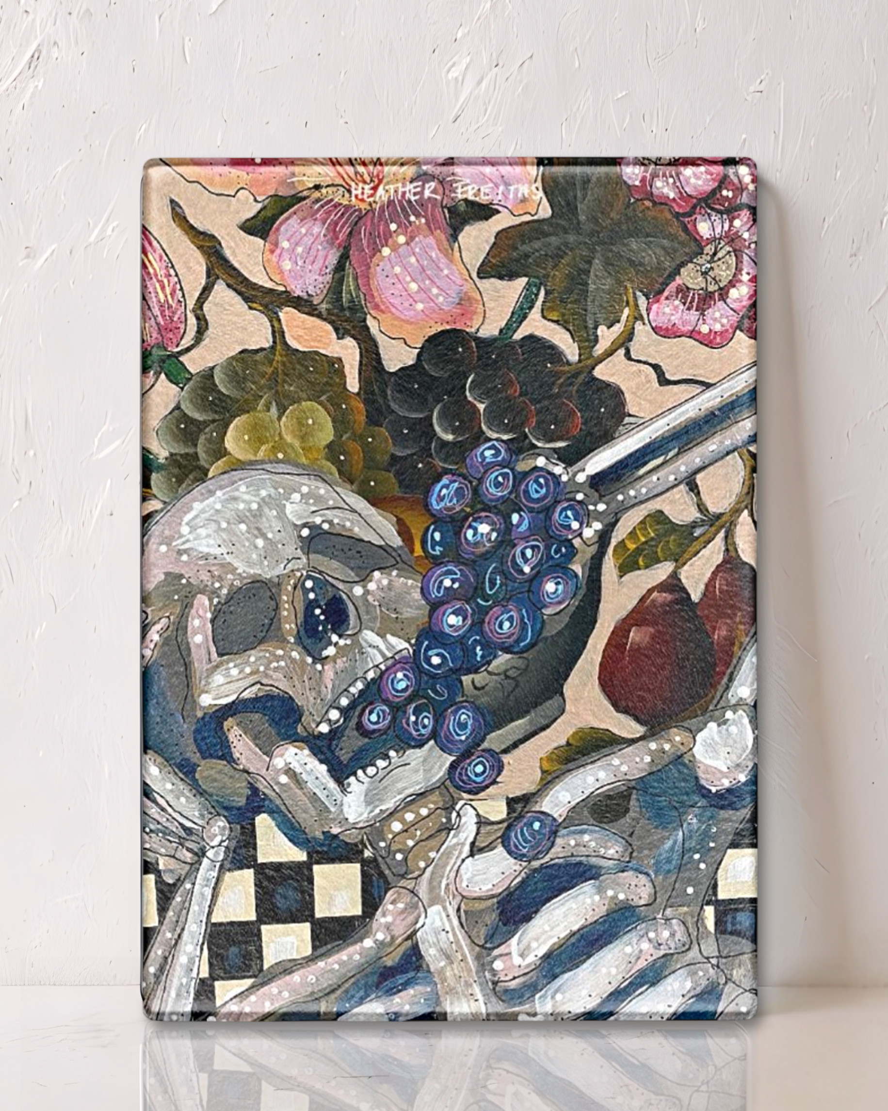 Wine & Dine Glass Cutting Board Trivet