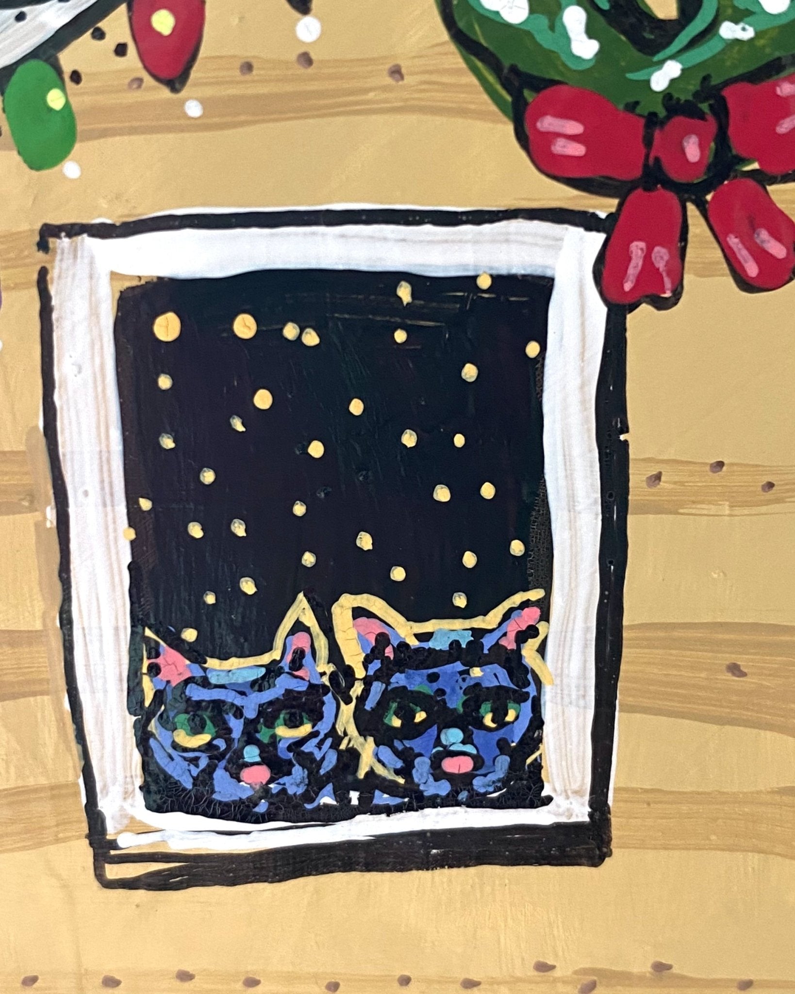 A Beach House - Christmas Village House - Heather Freitas - fine art home deccor