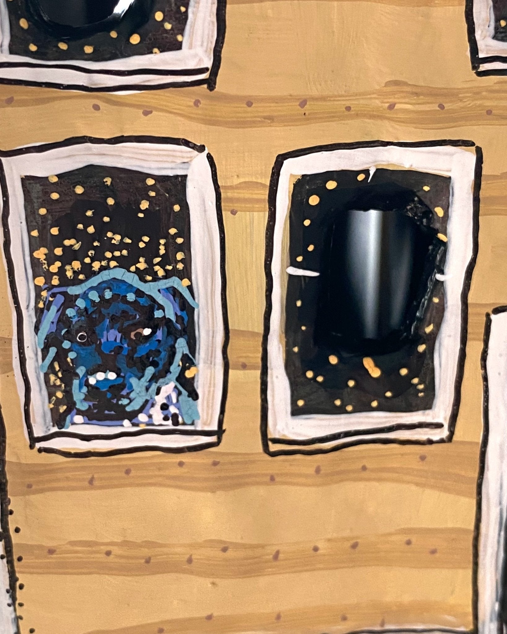 A Beach House - Christmas Village House - Heather Freitas - fine art home deccor