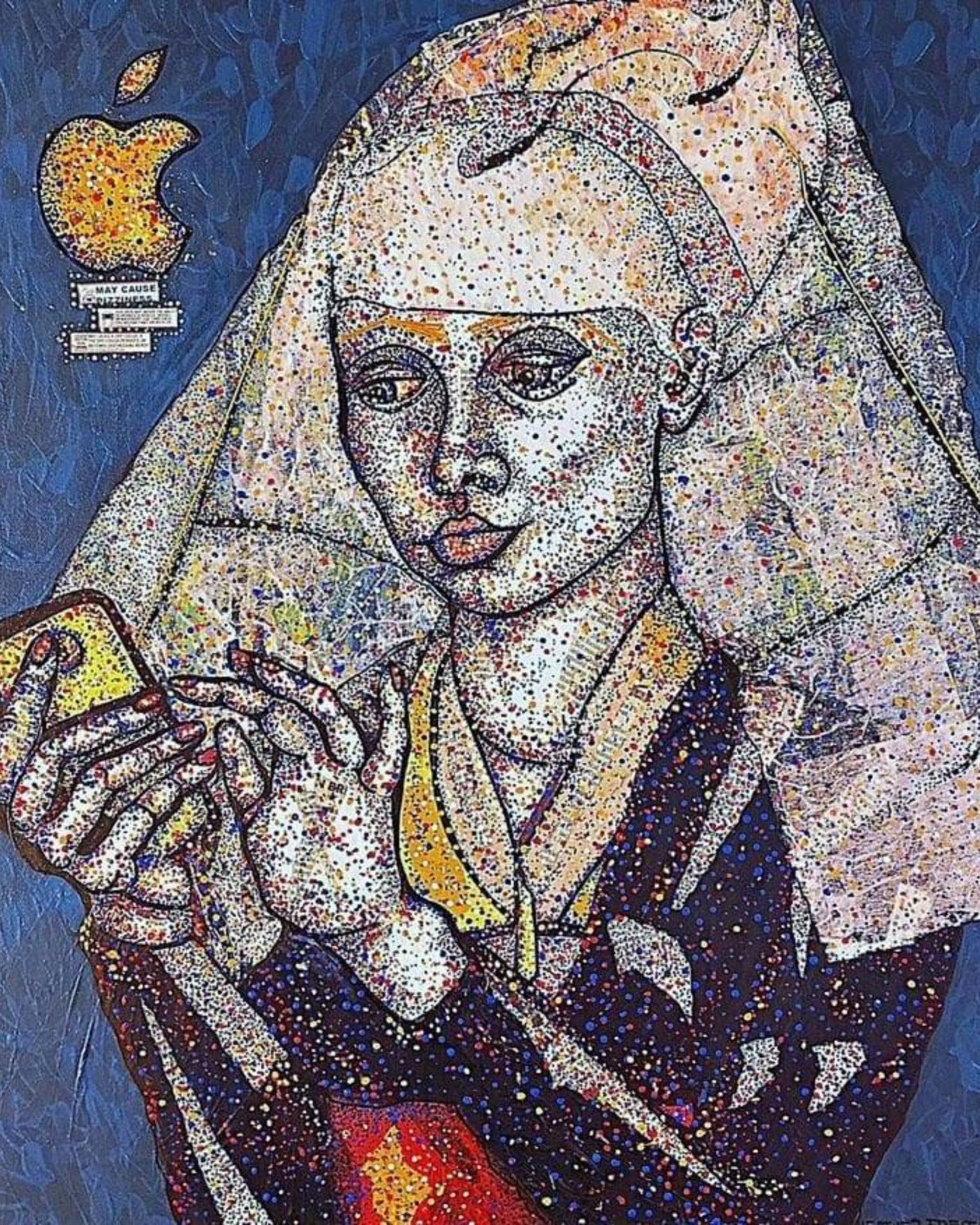 A Portrait Of Social Media - Heather Freitas - fine art home deccor