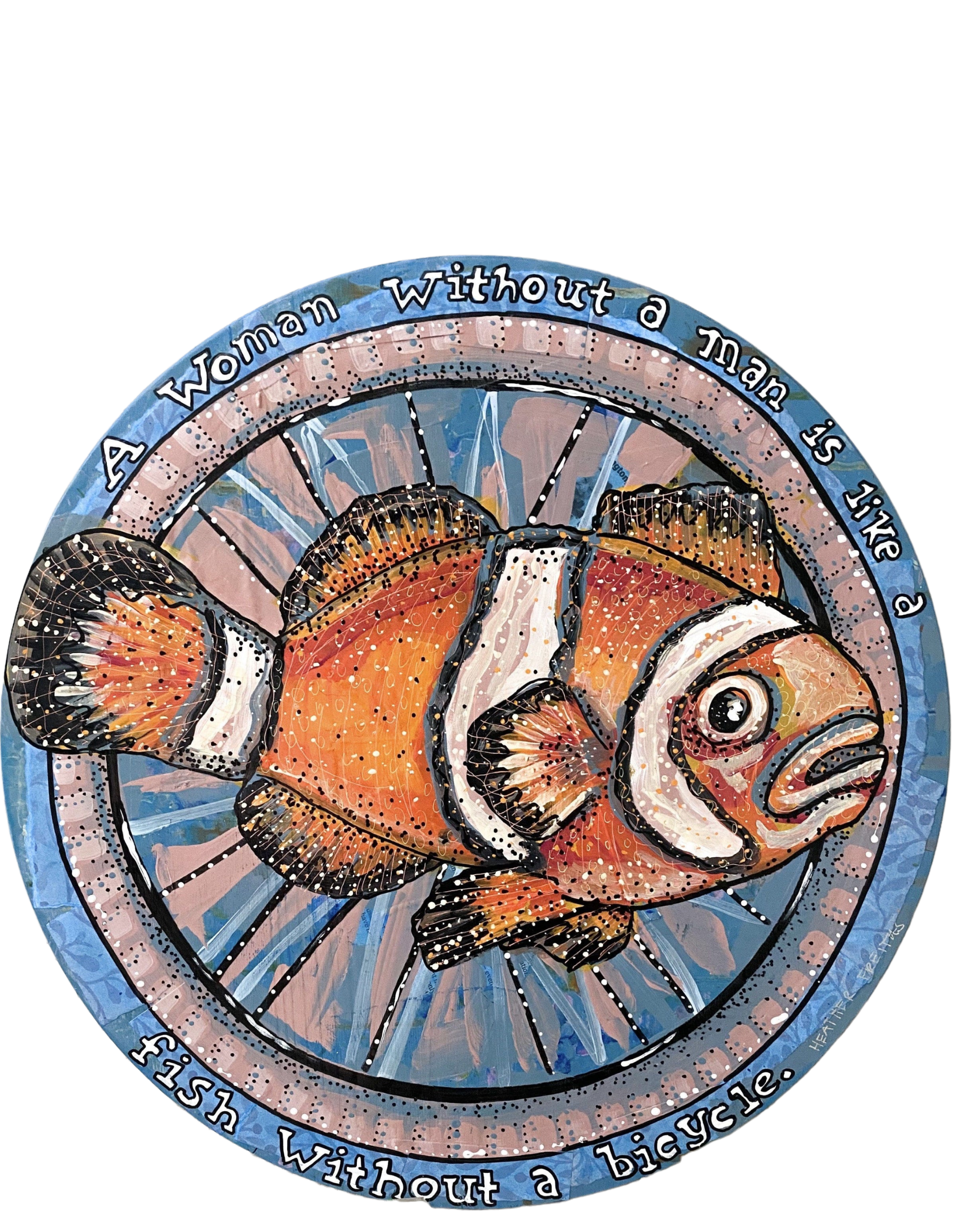 A Woman Without A Man - Heather Freitas - fine art home deccor