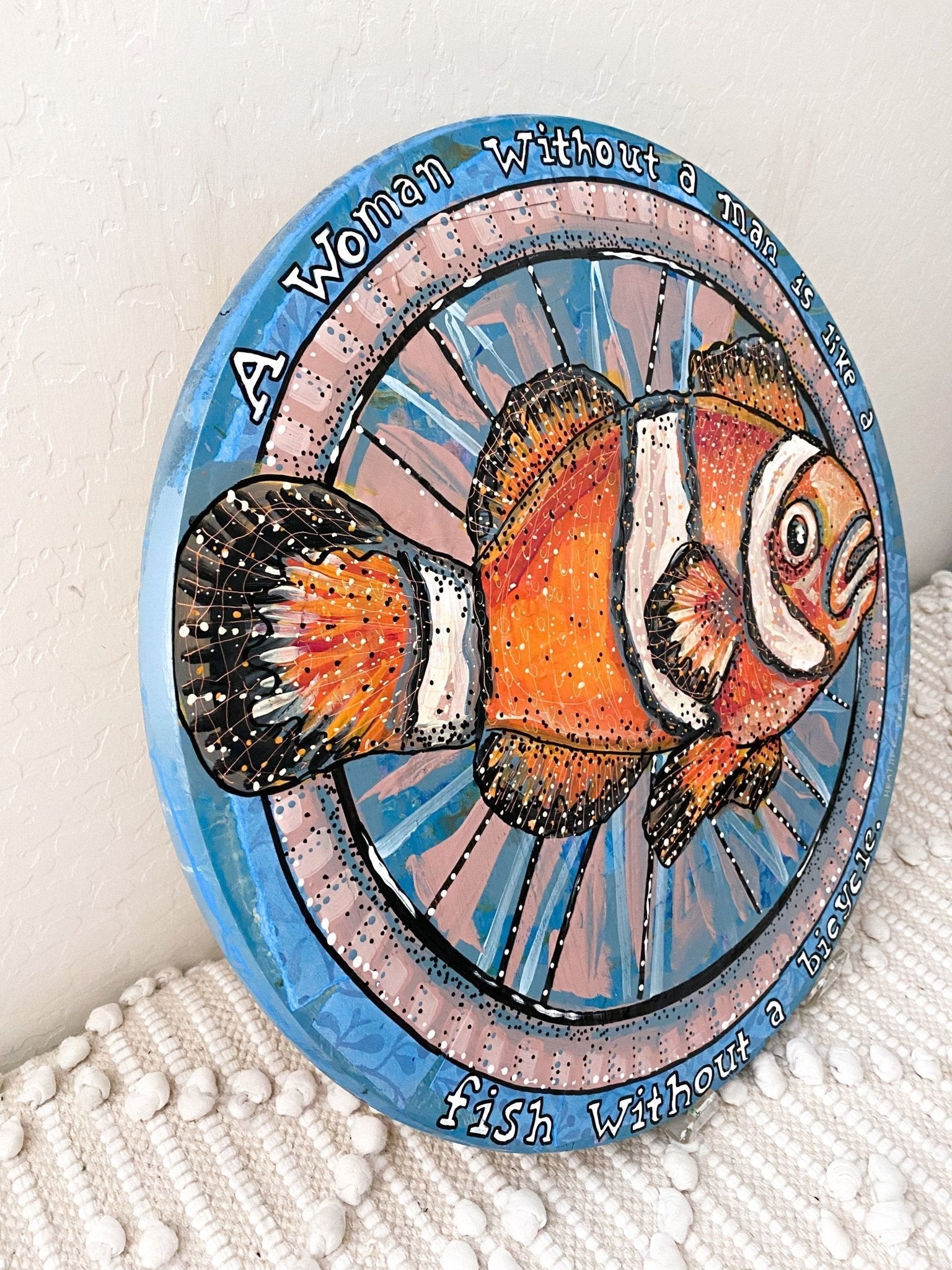 A Woman Without A Man - Heather Freitas - fine art home deccor