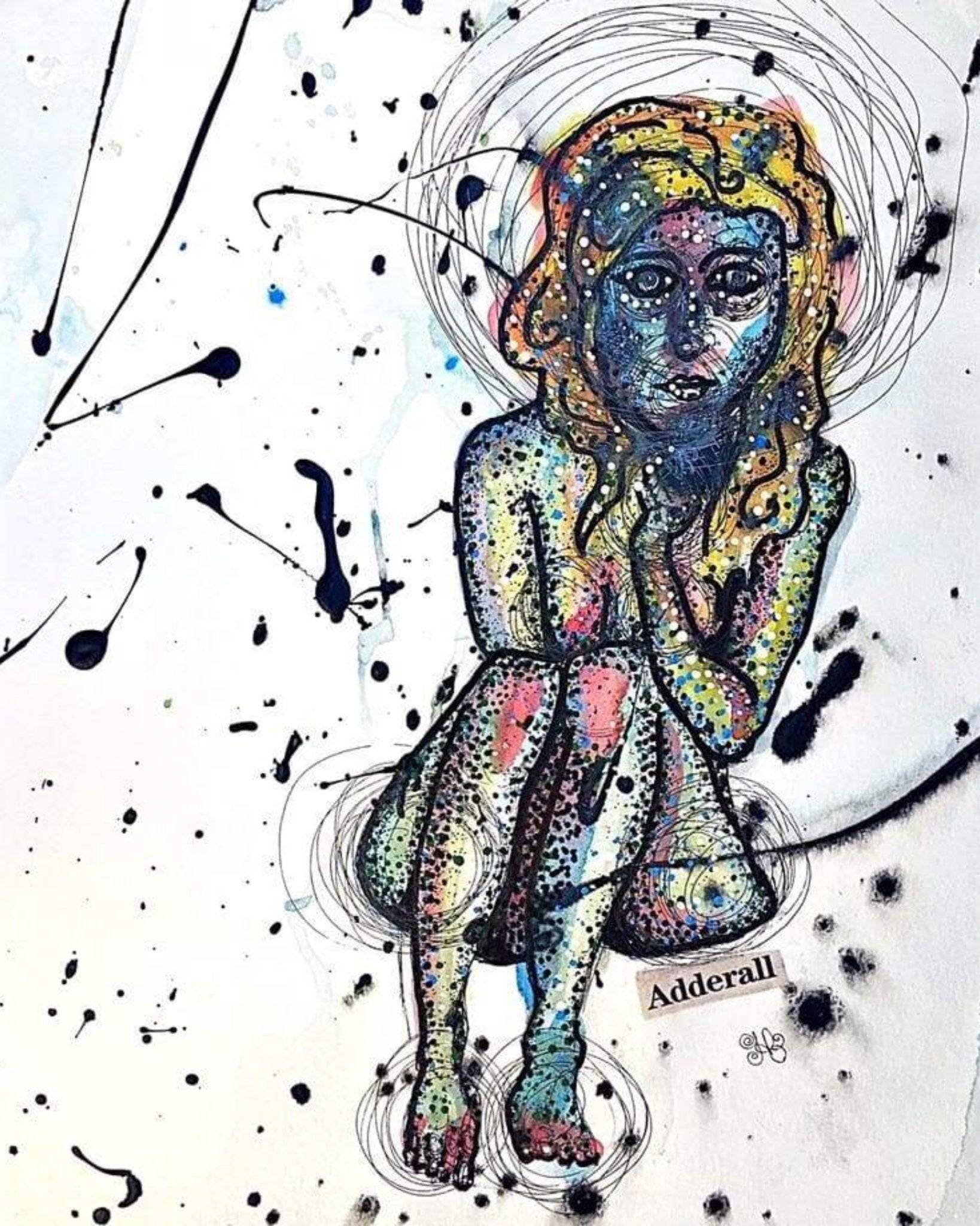 Adderall - Heather Freitas - fine art home deccor