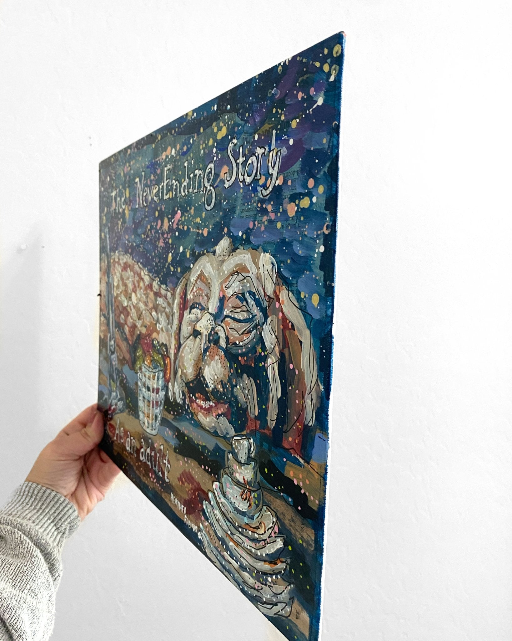 #Adulting ( Original Painting ) - Heather Freitas - fine art home deccor