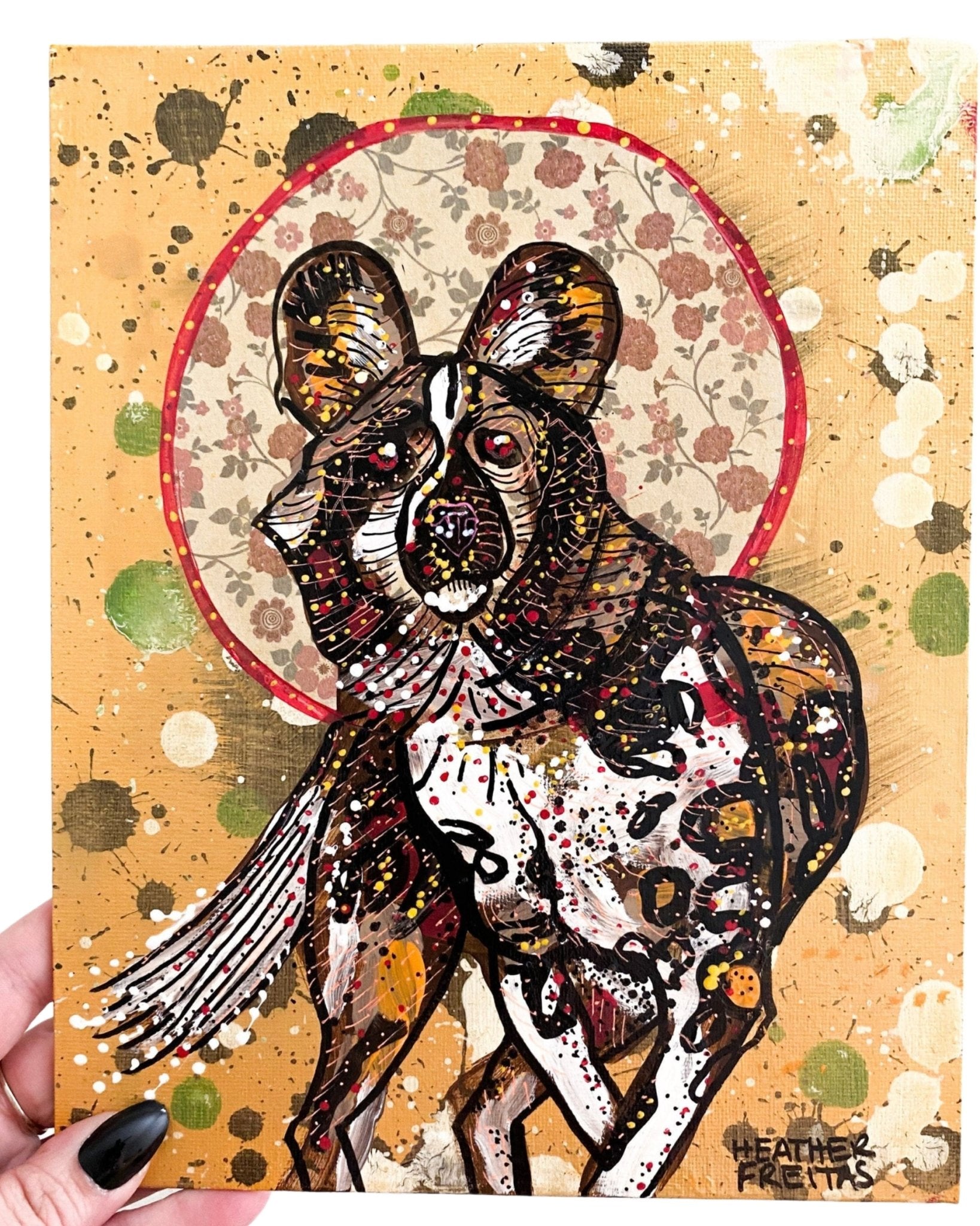 African Wild Dog - Heather Freitas - fine art home deccor