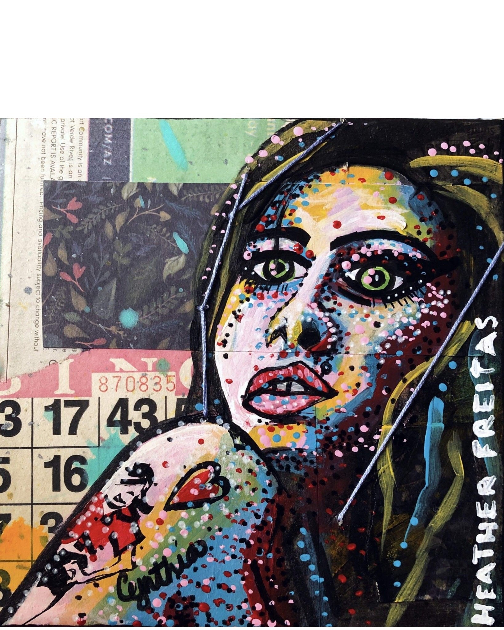 Amy Winehouse - Heather Freitas - fine art home deccor