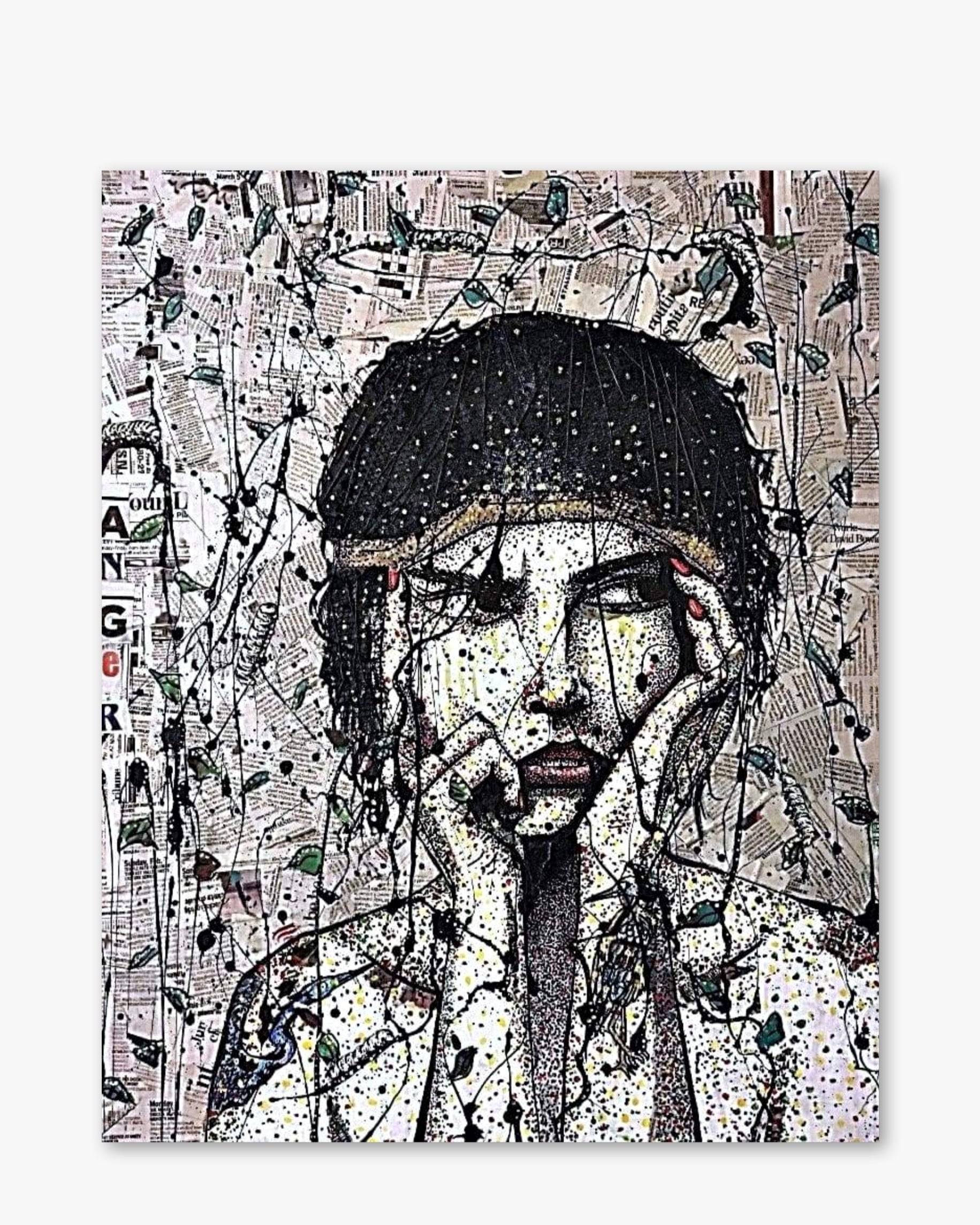 Anger ( Original Painting ) - Heather Freitas - fine art home deccor