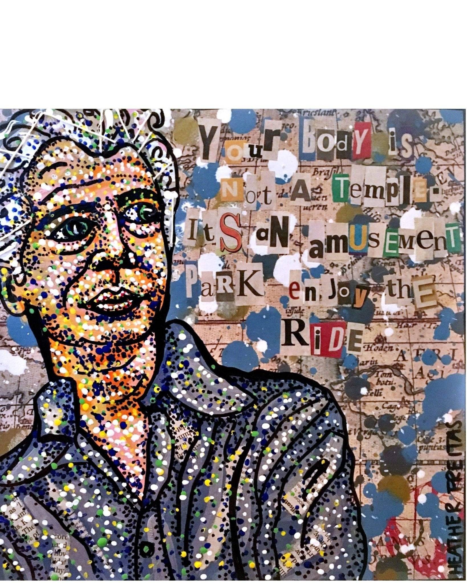 Anthony Bourdain - Heather Freitas - fine art home deccor