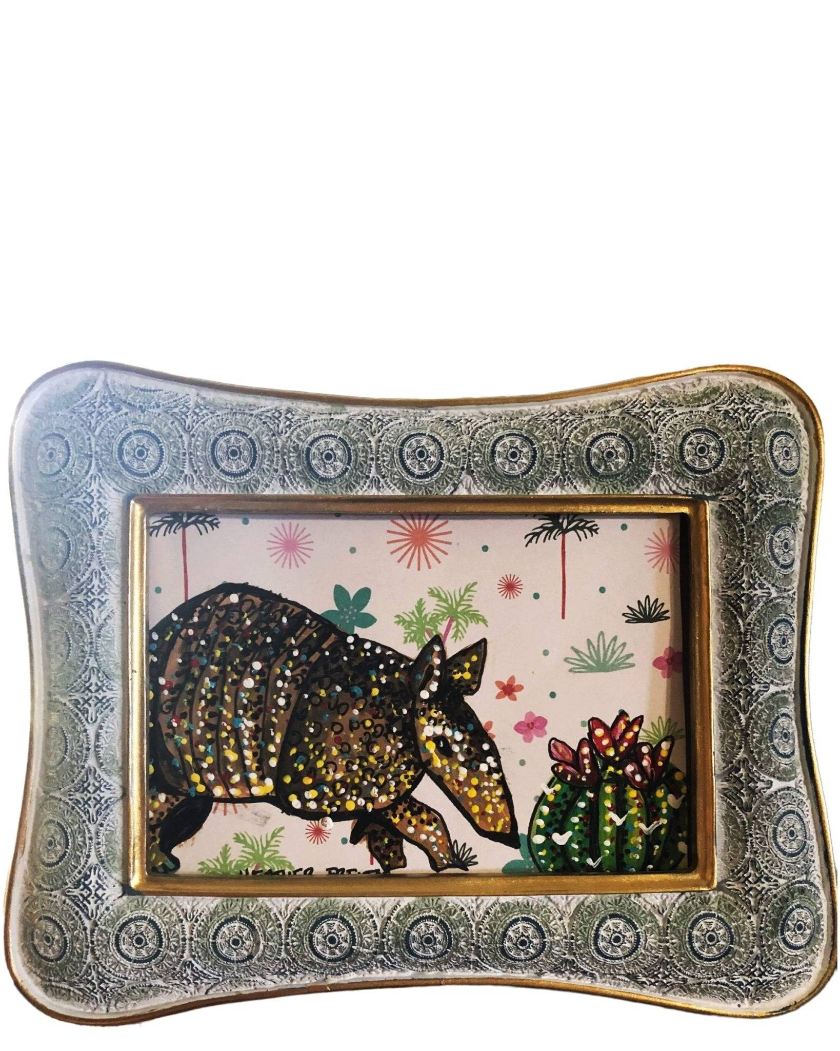 Armadillo Study - Heather Freitas - fine art home deccor