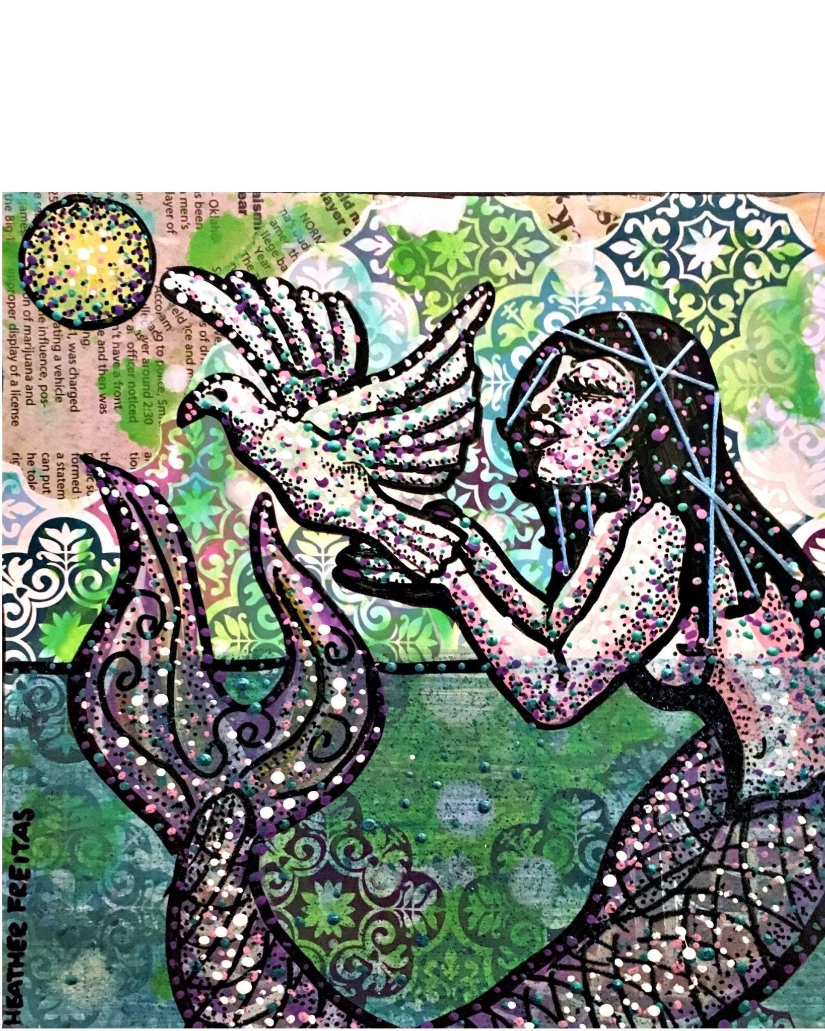 Back To Goddess - Heather Freitas - fine art home deccor