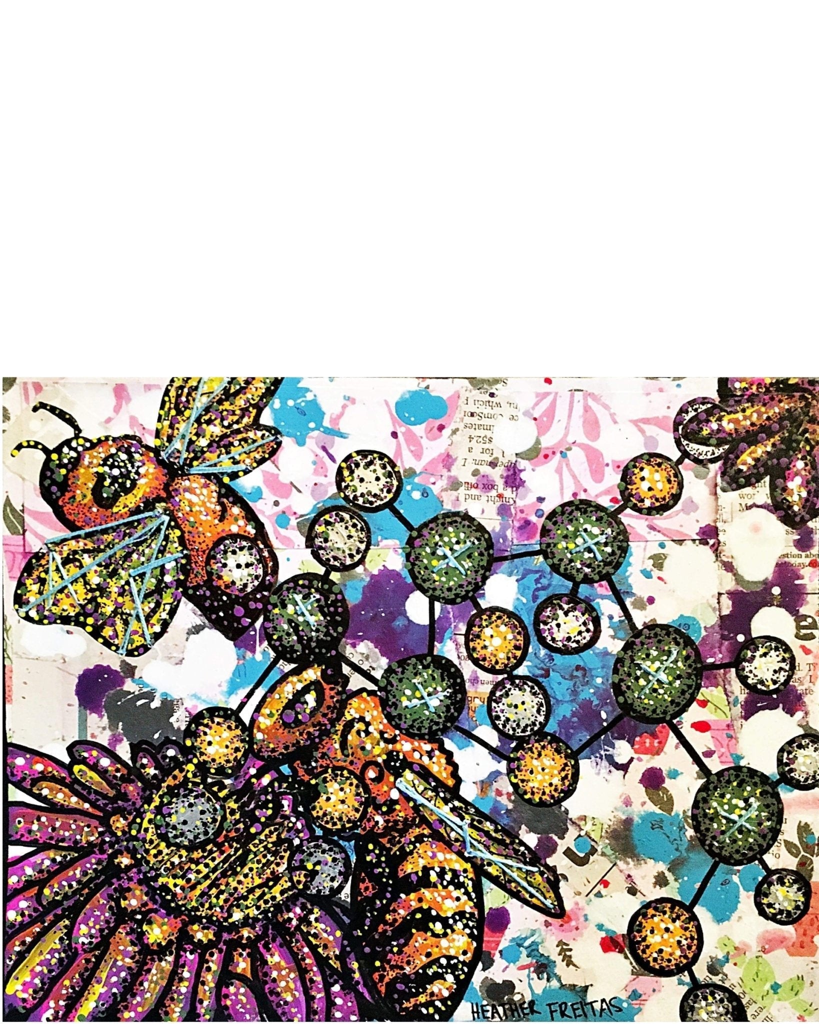 Bees - Heather Freitas - fine art home deccor