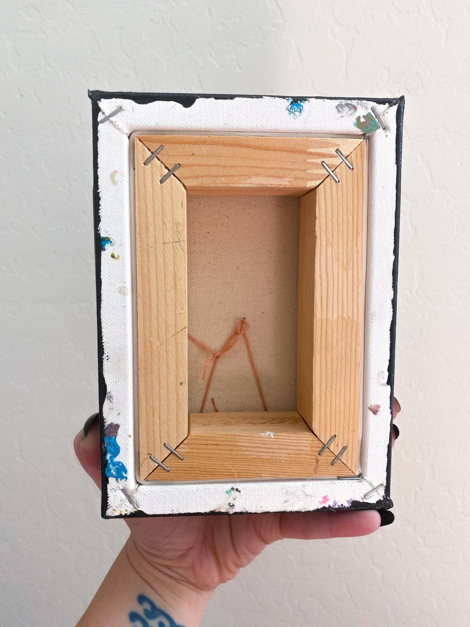 Behind Your Back ( Original Painting ) - Heather Freitas - fine art home deccor