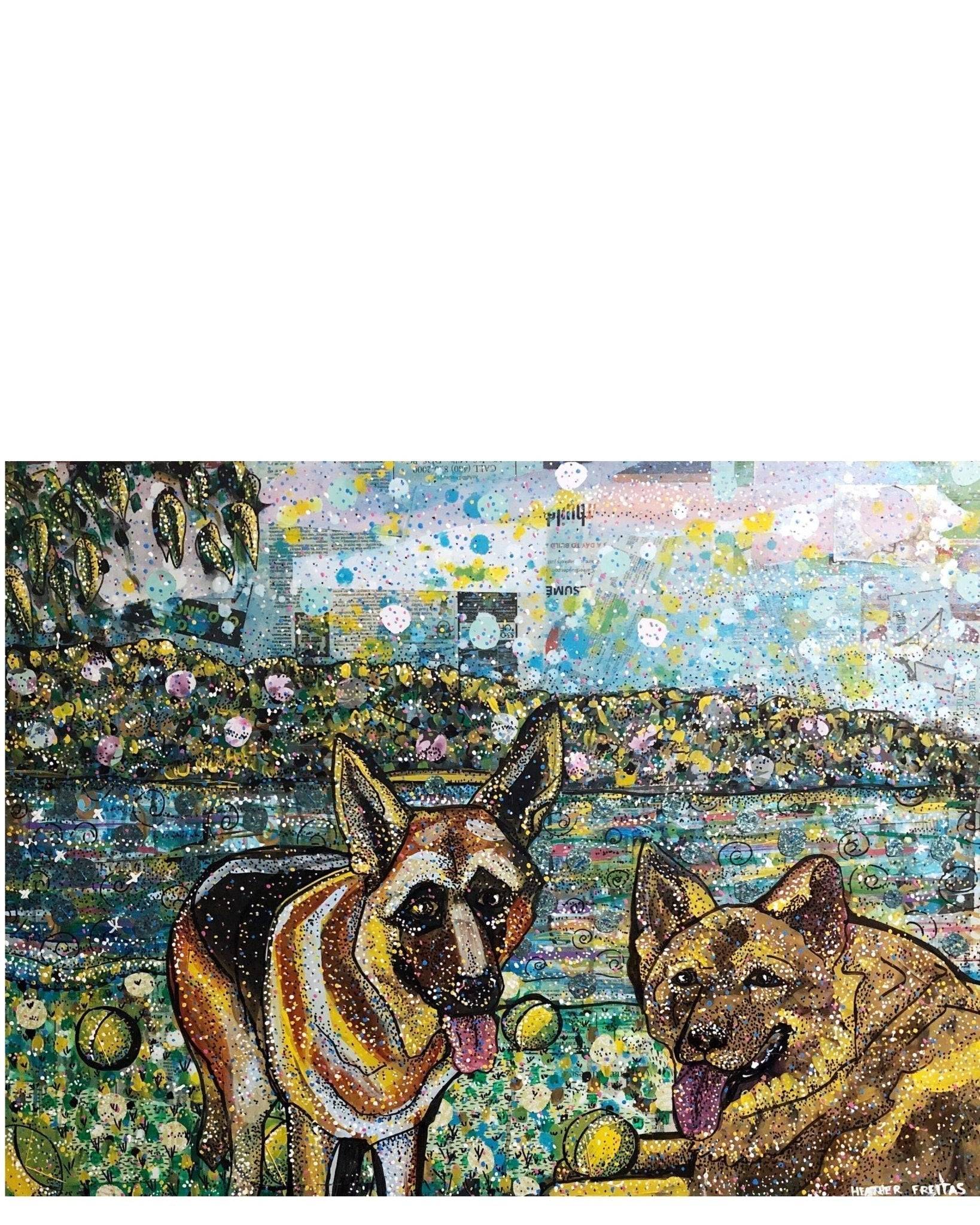Bernie & Gertie - Heather Freitas - fine art home deccor