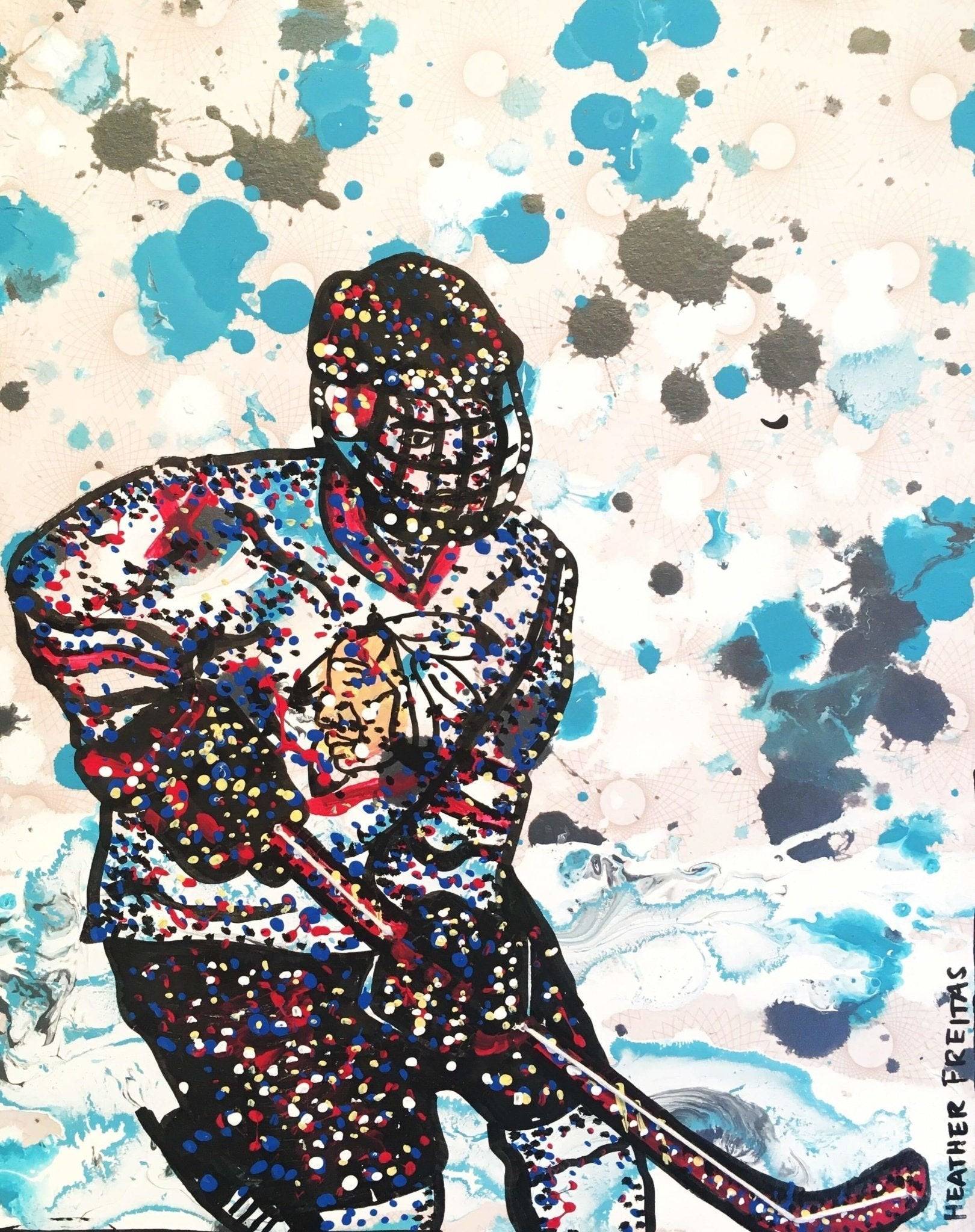 Black Hawks Study 1 - Heather Freitas - fine art home deccor