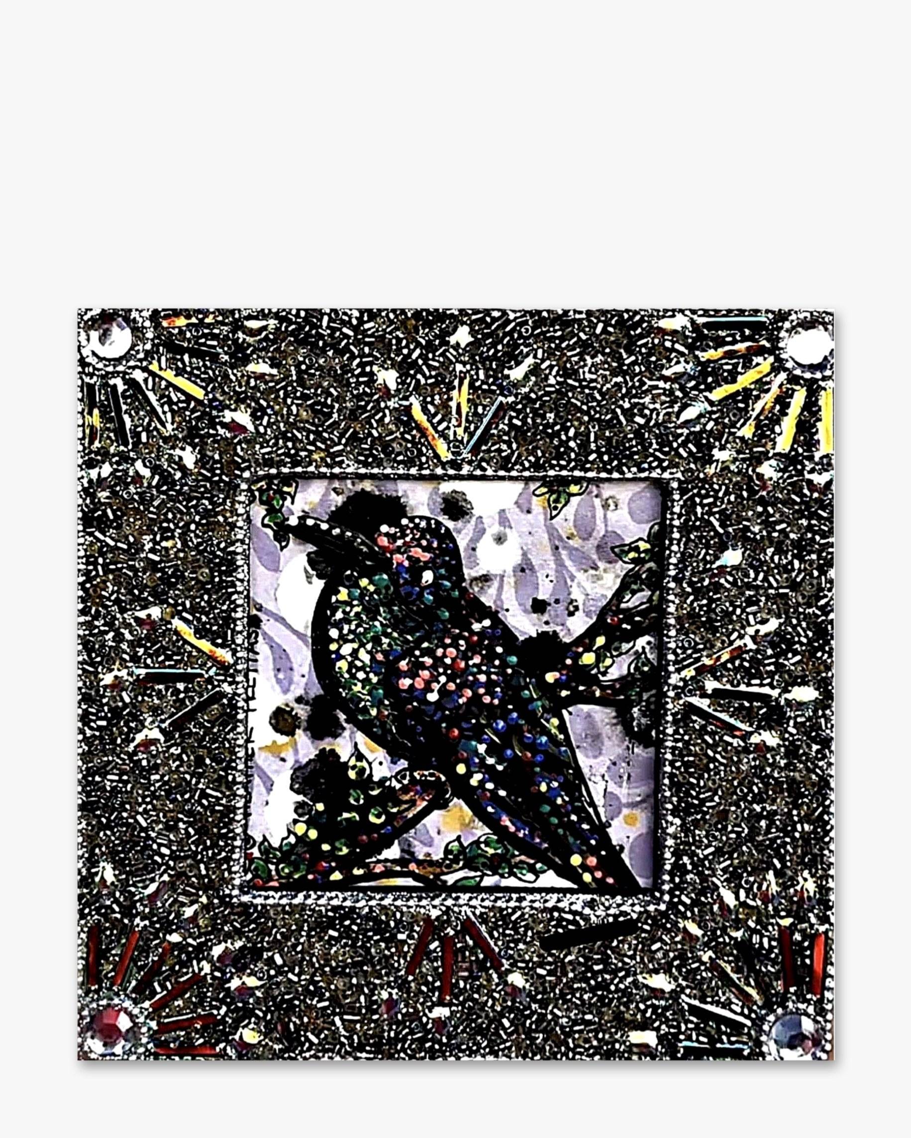 Blue Hummingbird - Heather Freitas - fine art home deccor