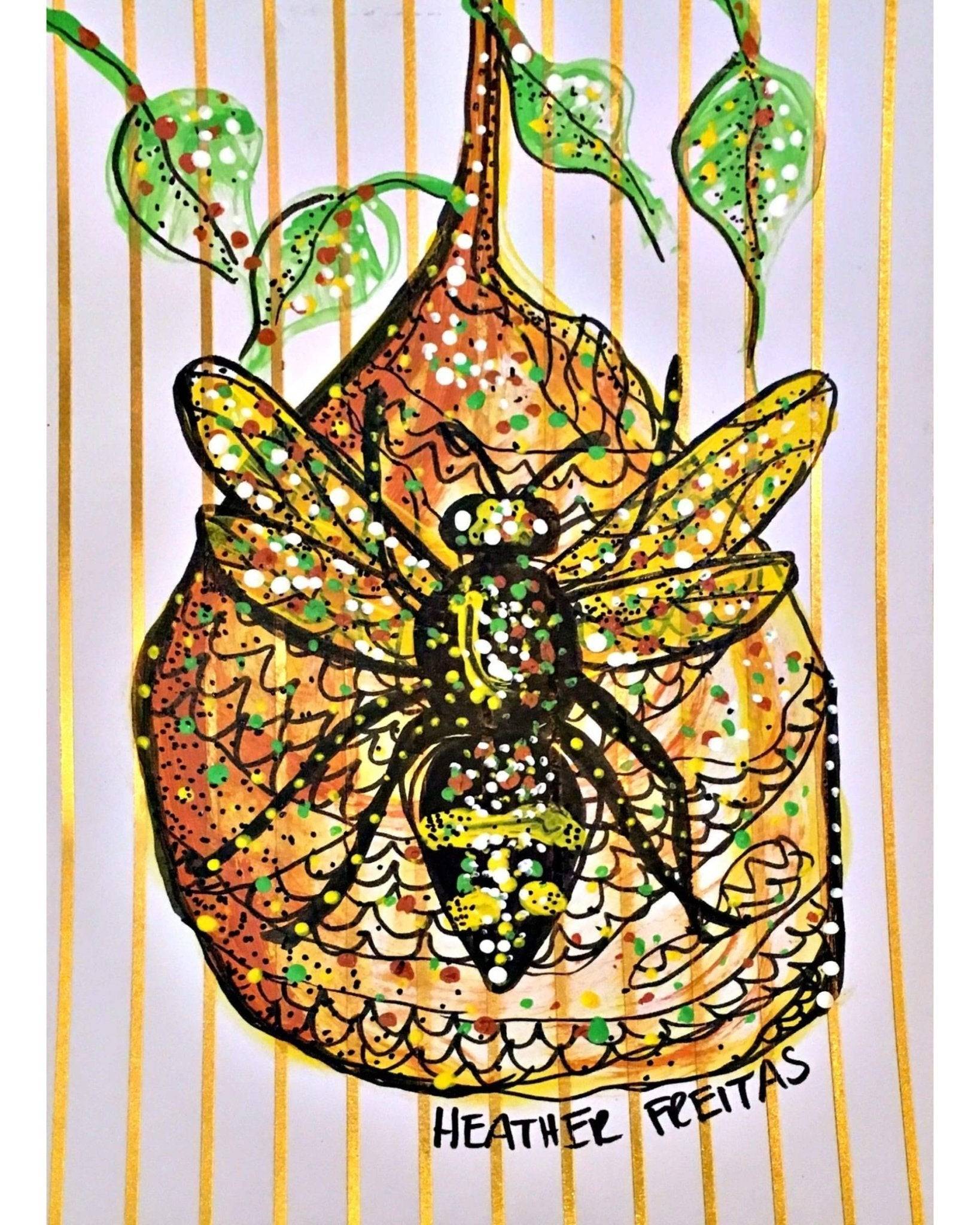 Bumble - Heather Freitas - fine art home deccor