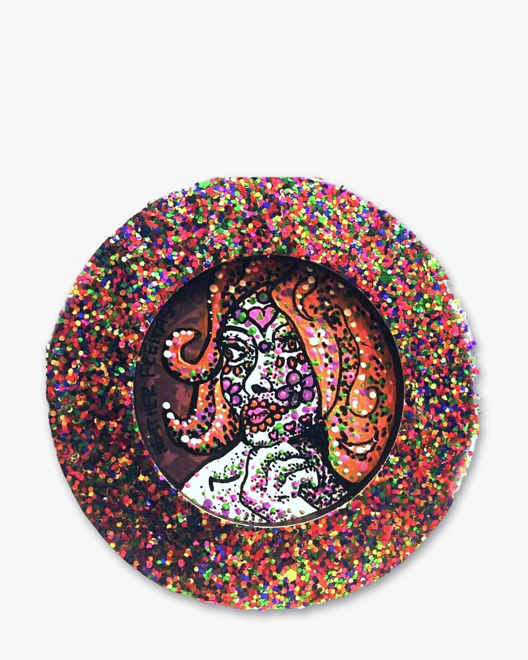 Candy Skull Mini - Heather Freitas - fine art home deccor