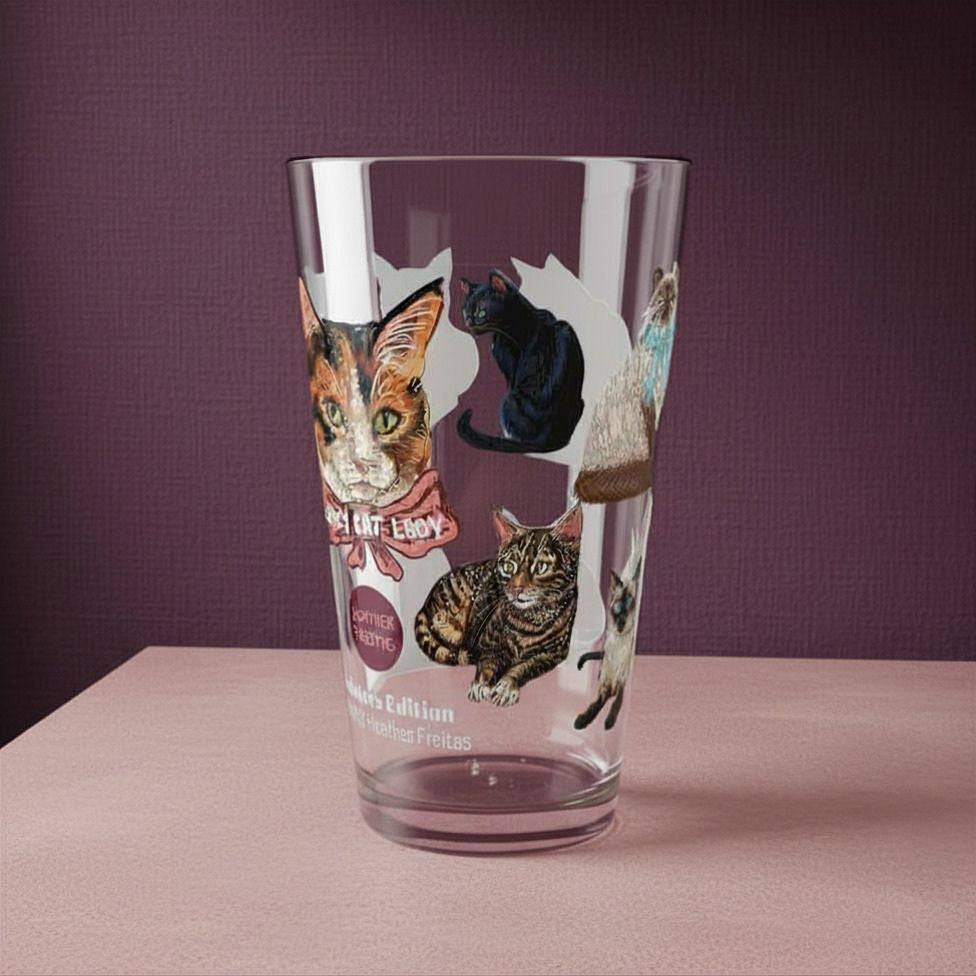 Crazy Cat Lady 16oz Collectors Glass