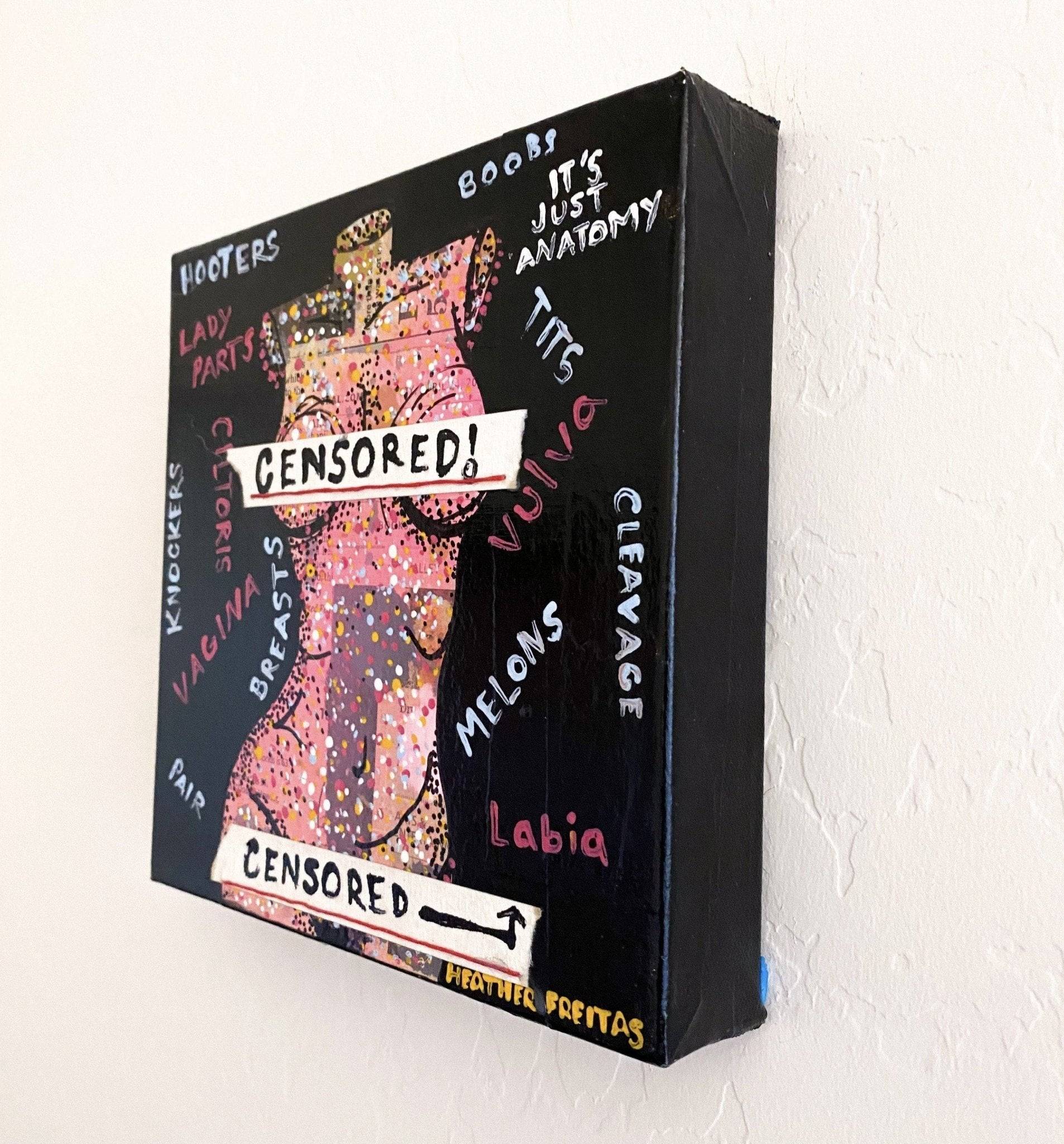 Censored - Heather Freitas - fine art home deccor