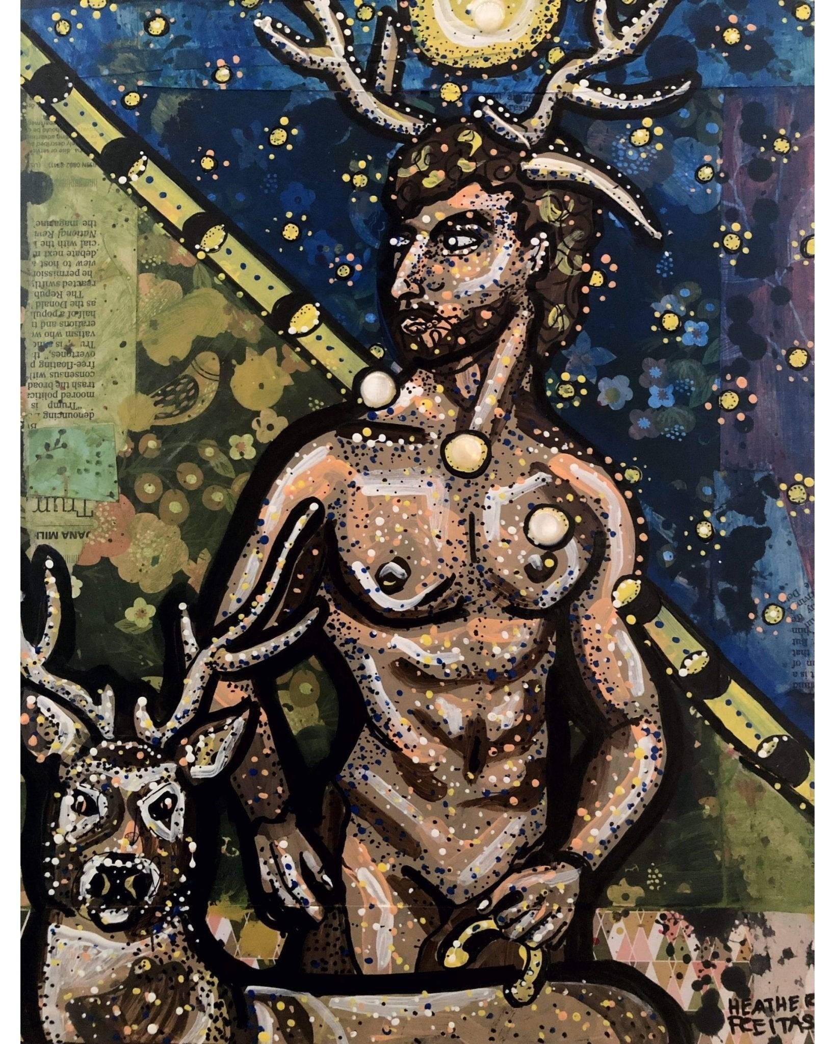 Cernunnos - Heather Freitas - fine art home deccor