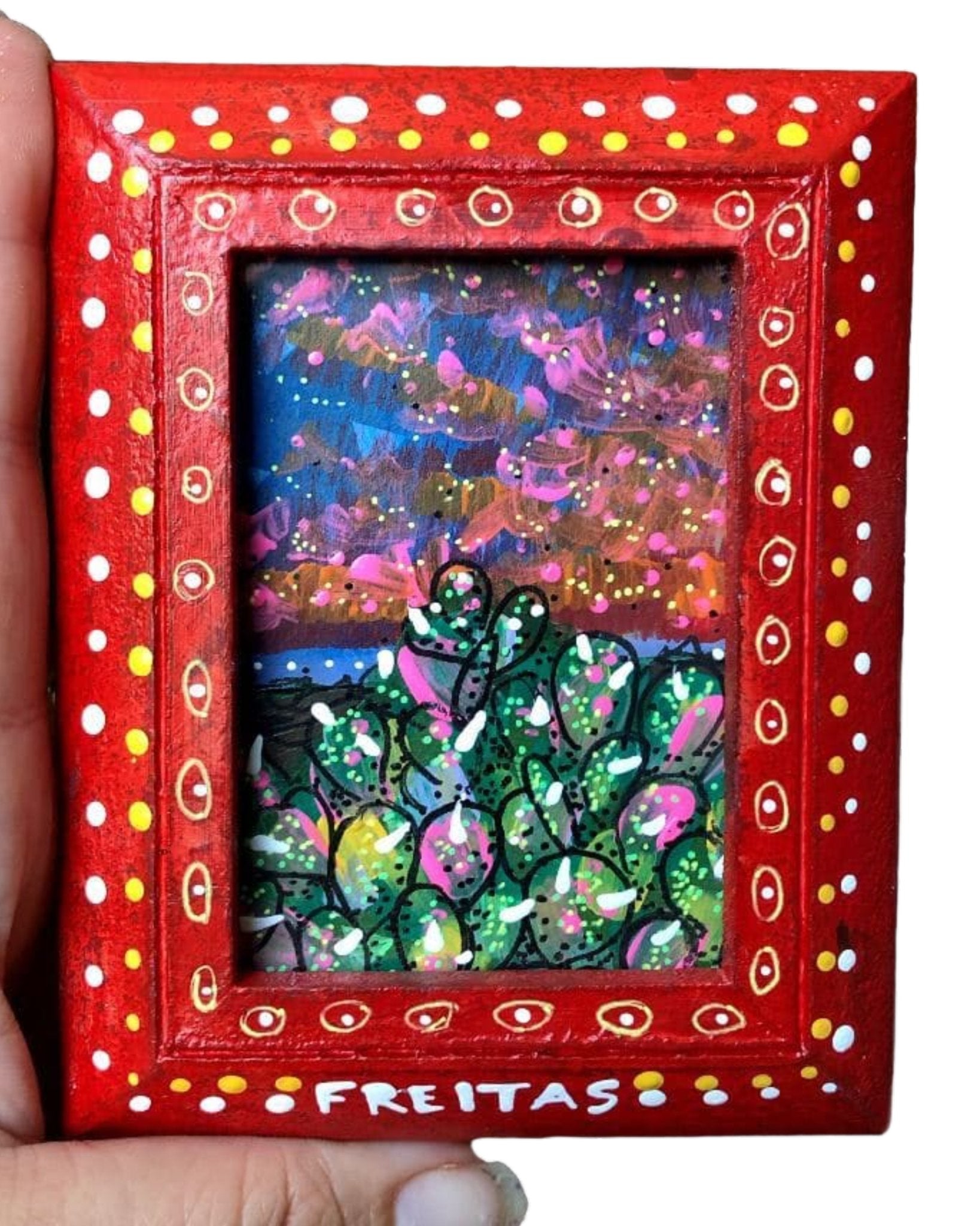 Chandler, AZ - mini original painting - Heather Freitas - fine art home deccor