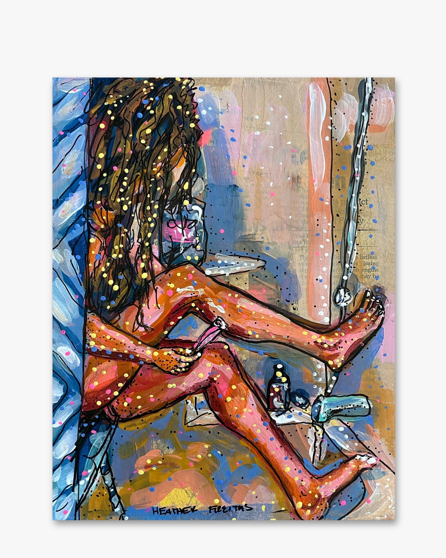 Christina Gonzo - Numb - Heather Freitas - fine art home deccor