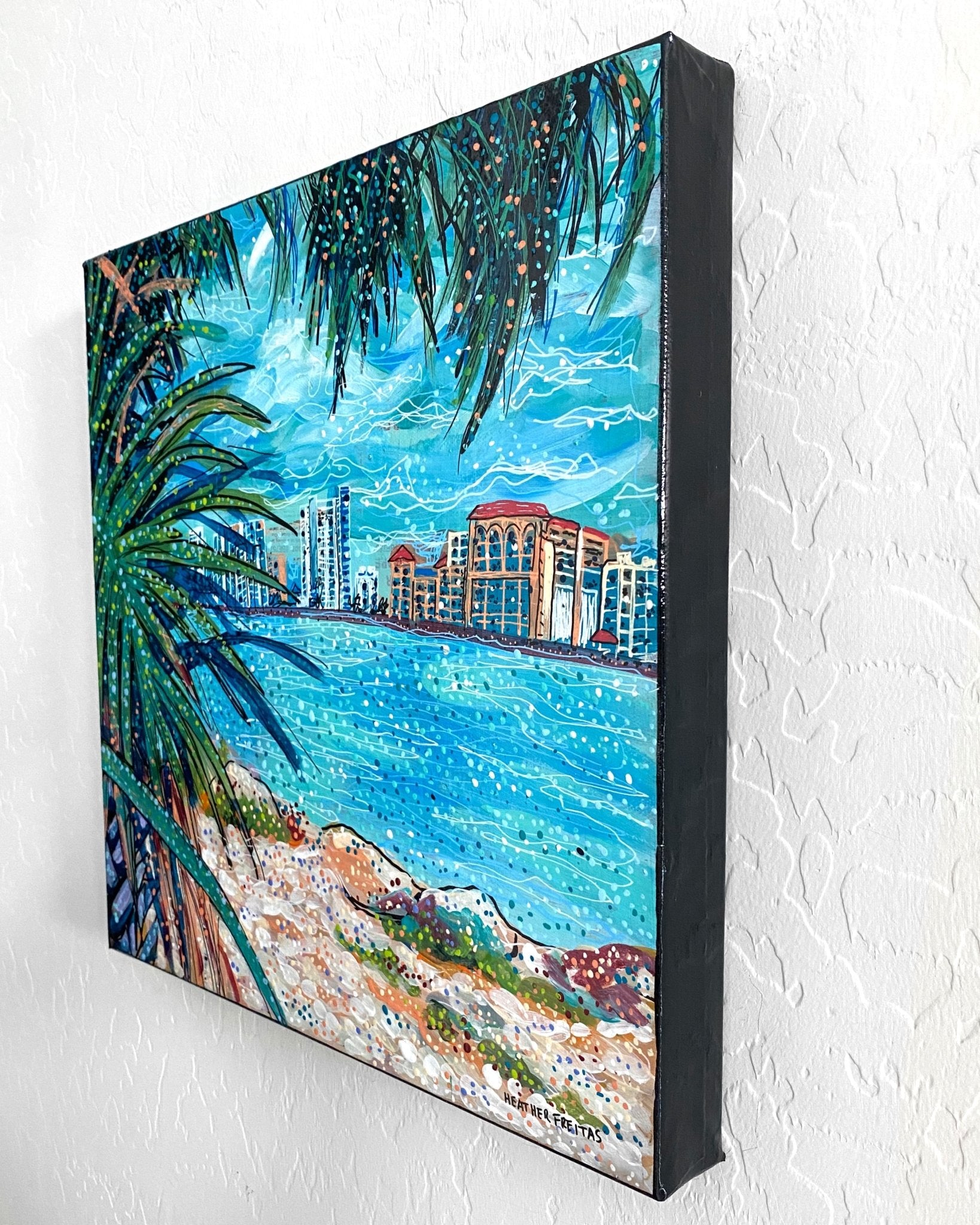 Clearwater , Florida - @ jeanniehargrave ( Original Painting ) - Heather Freitas - fine art home deccor